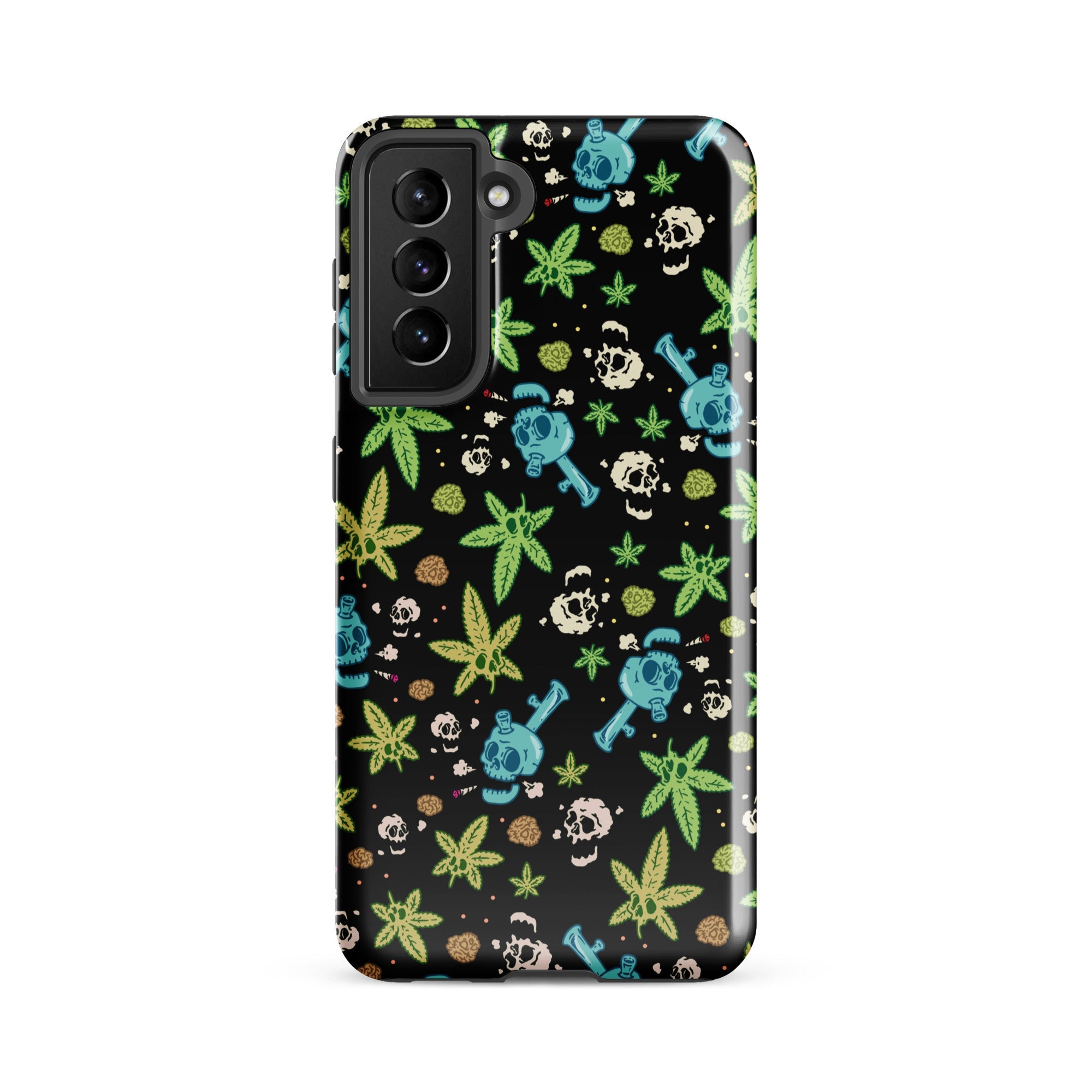 Murder Apparel Weed And Skulls Samsung Case