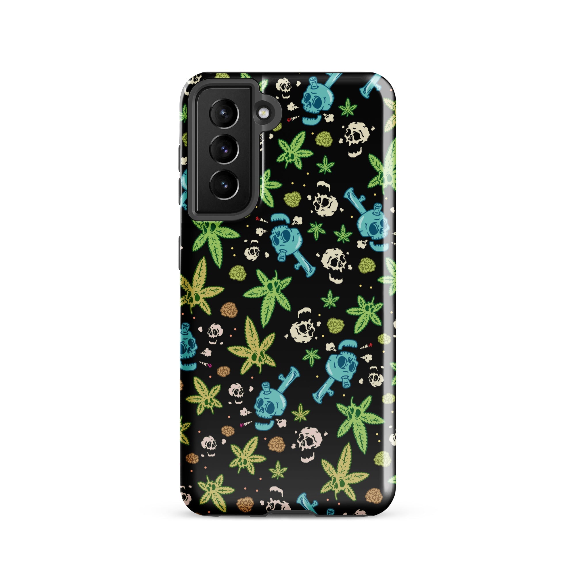 Murder Apparel Weed And Skulls Samsung Case