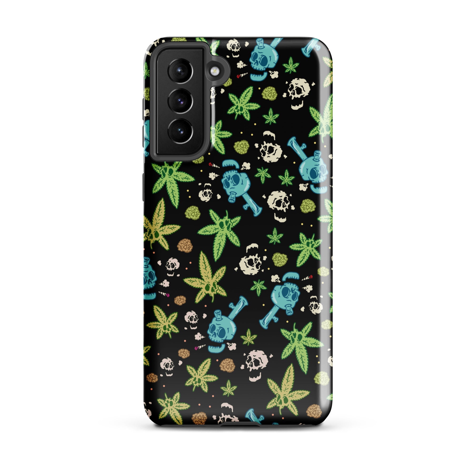 Murder Apparel Weed And Skulls Samsung Case