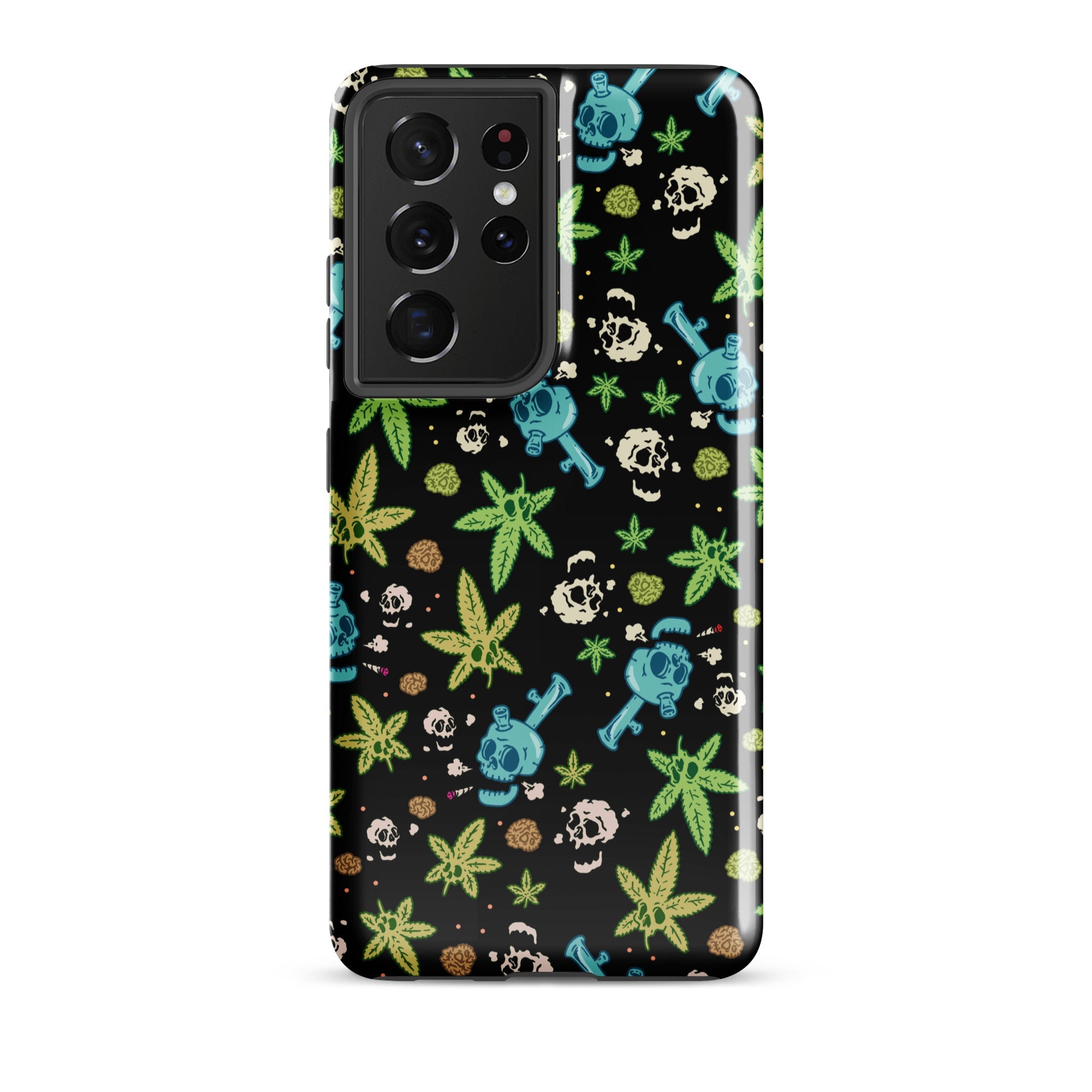 Murder Apparel Weed And Skulls Samsung Case