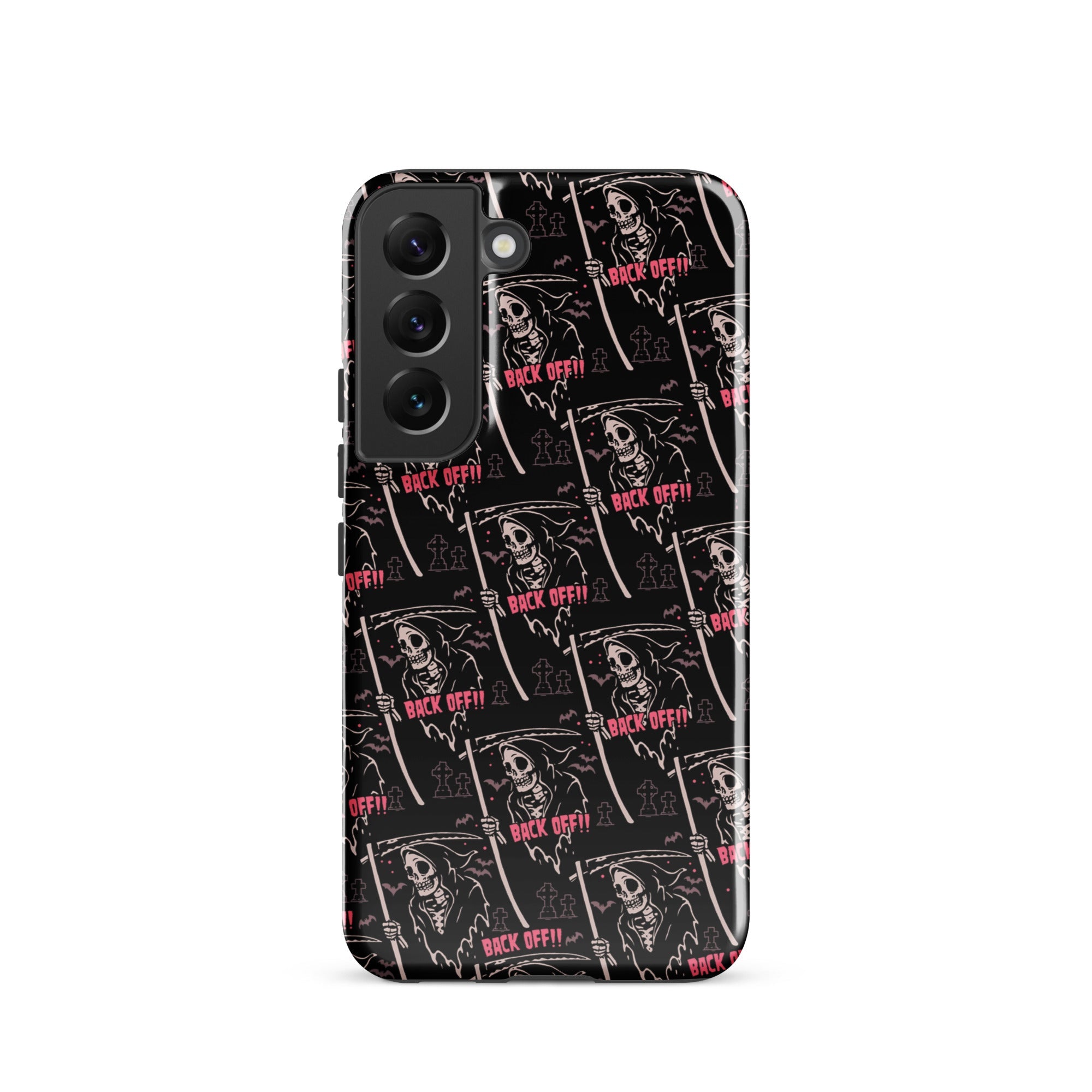 Murder Apparel Grim Reaper Back Off Samsung Case