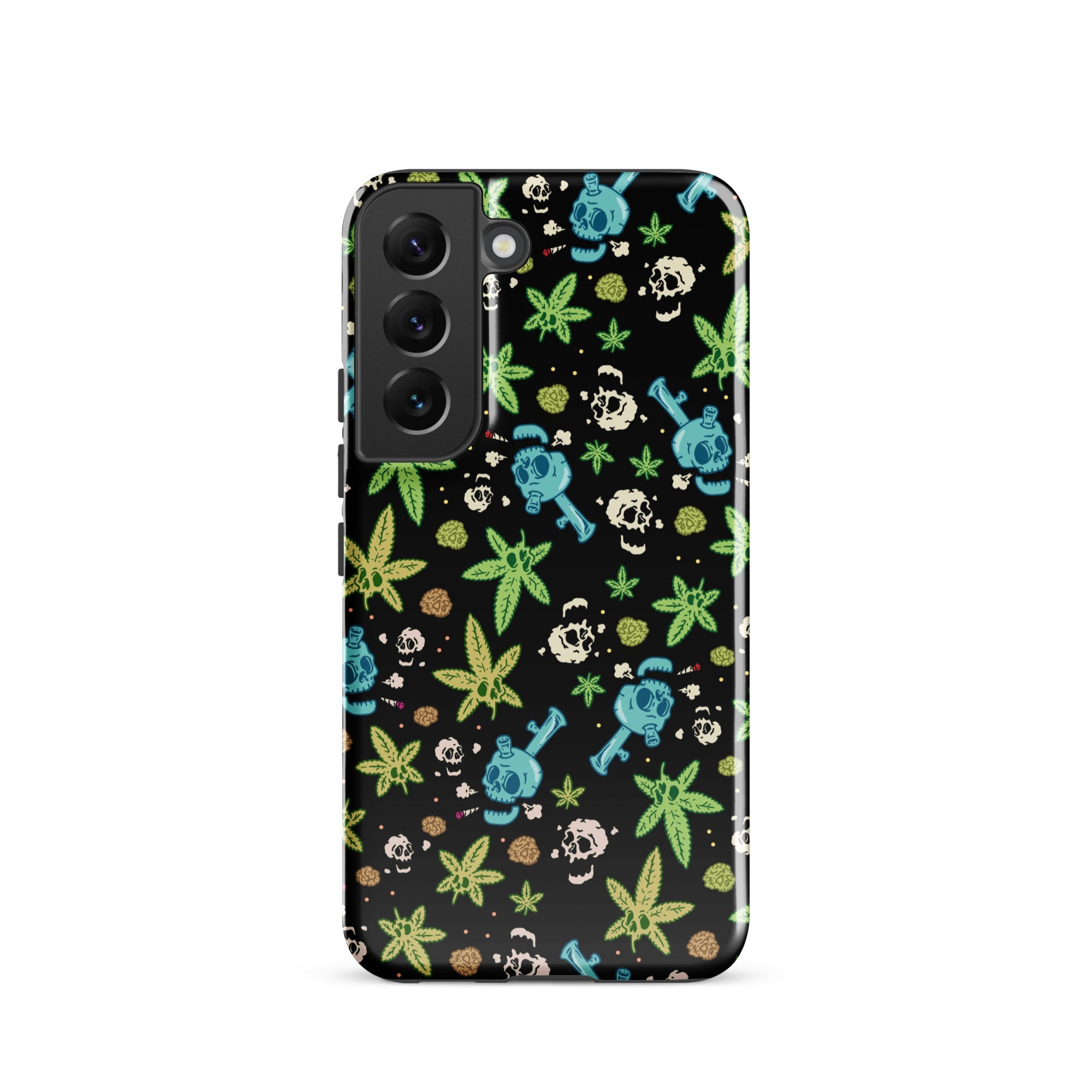 Murder Apparel Weed And Skulls Samsung Case