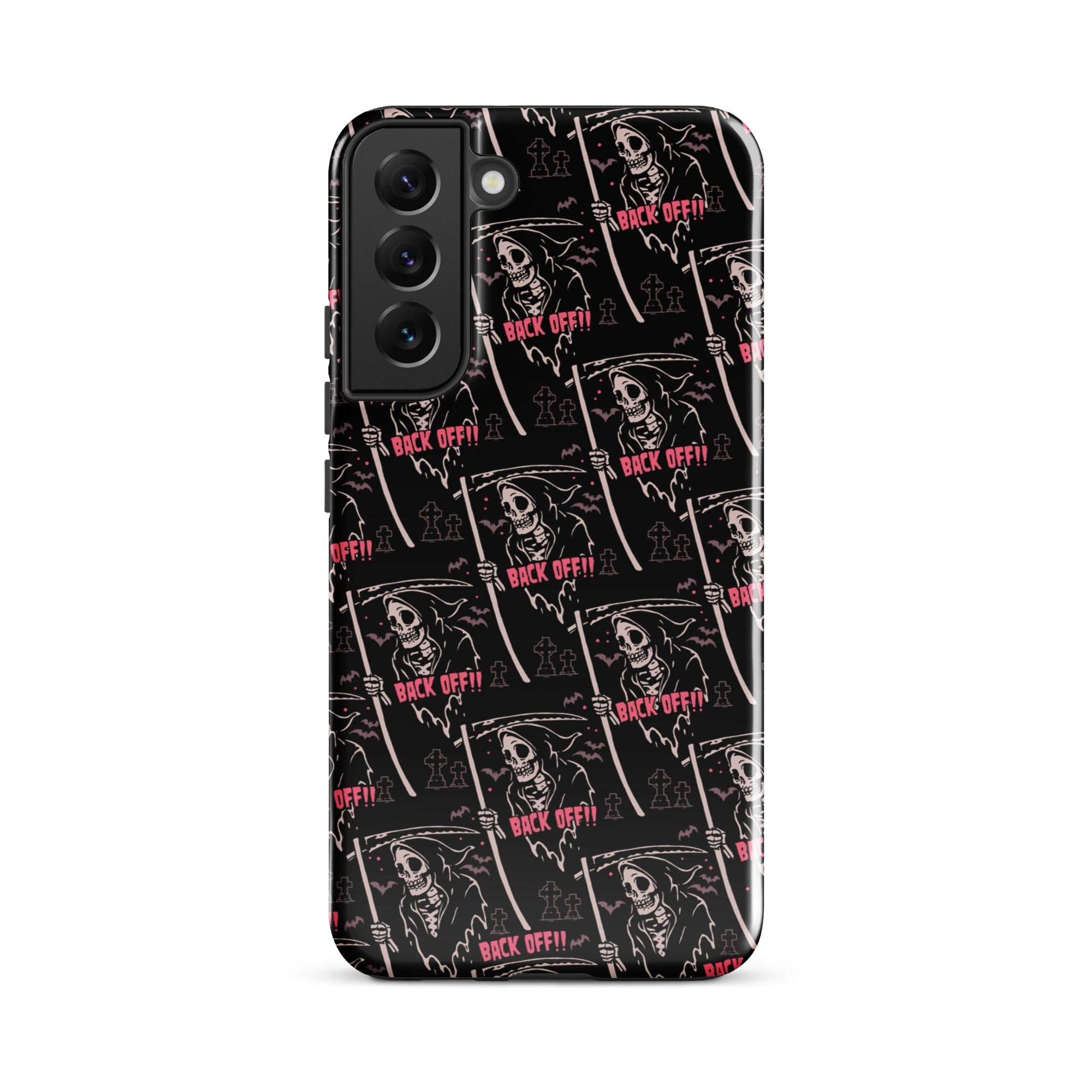 Murder Apparel Grim Reaper Back Off Samsung Case