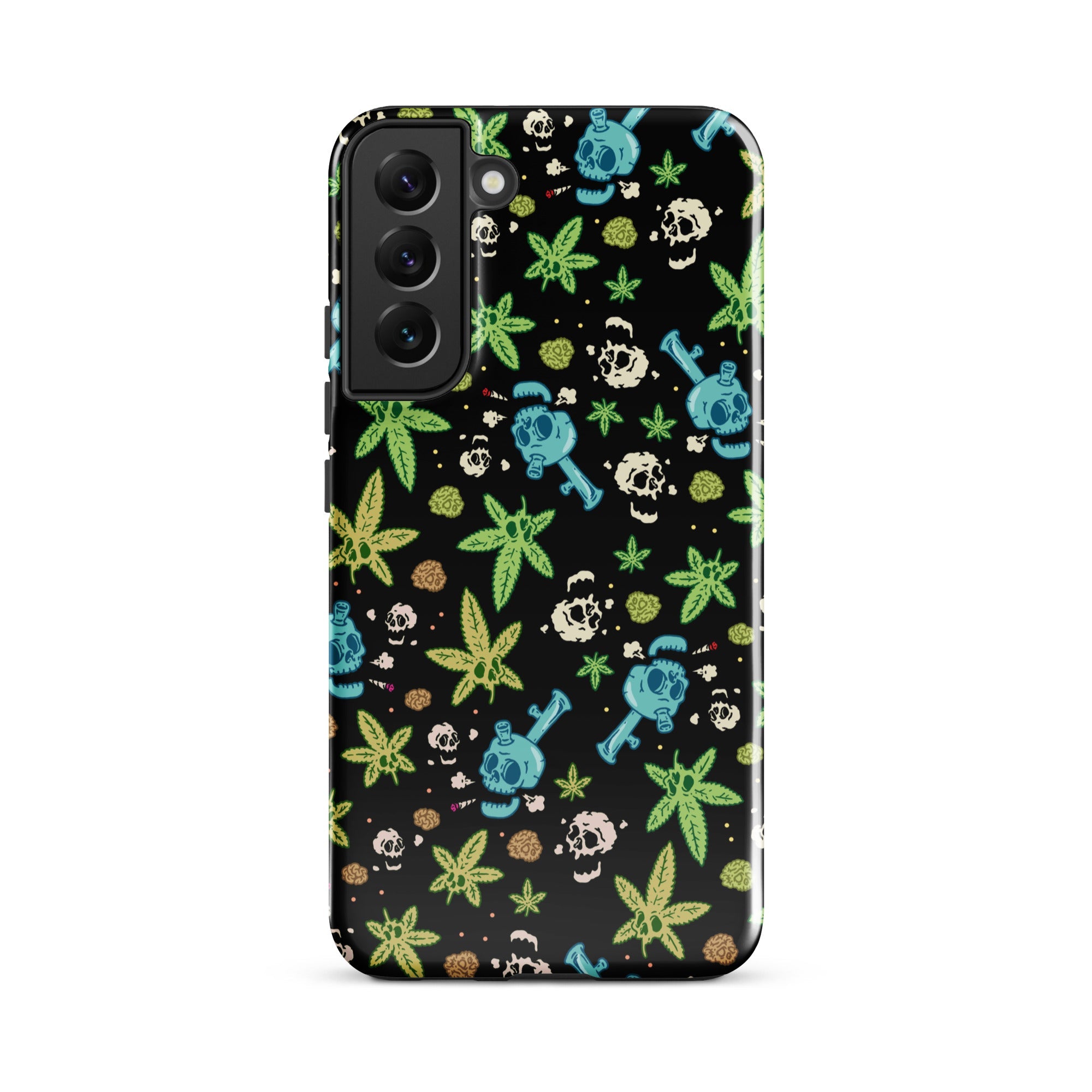 Murder Apparel Weed And Skulls Samsung Case