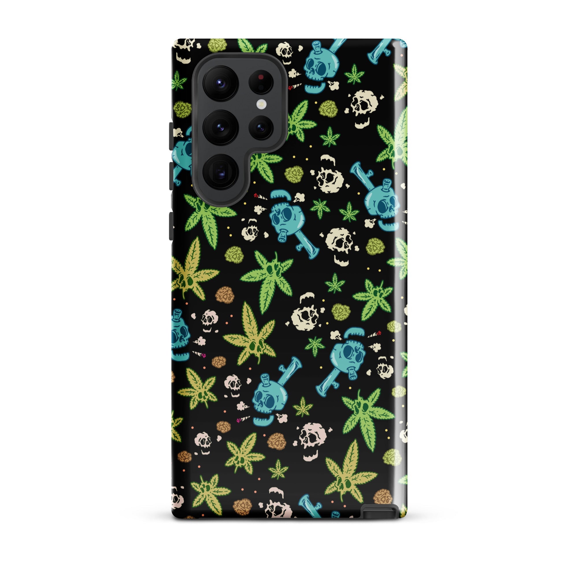 Murder Apparel Weed And Skulls Samsung Case
