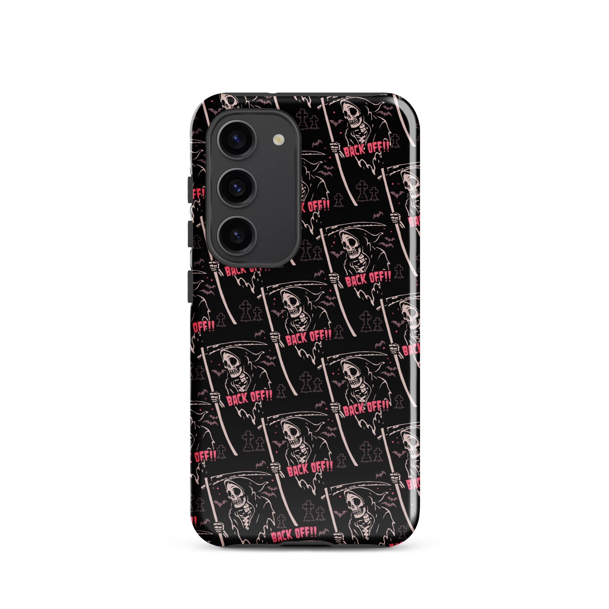 Murder Apparel Grim Reaper Back Off Samsung Case