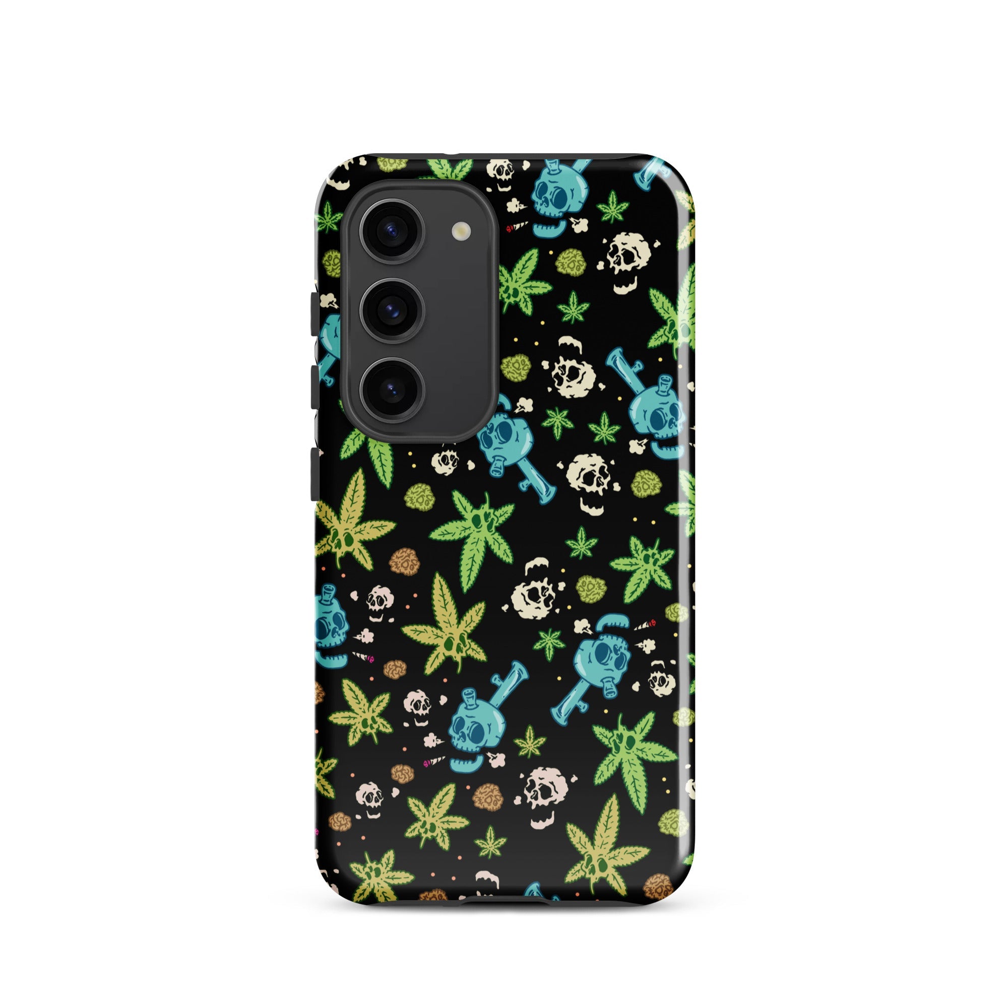 Murder Apparel Weed And Skulls Samsung Case