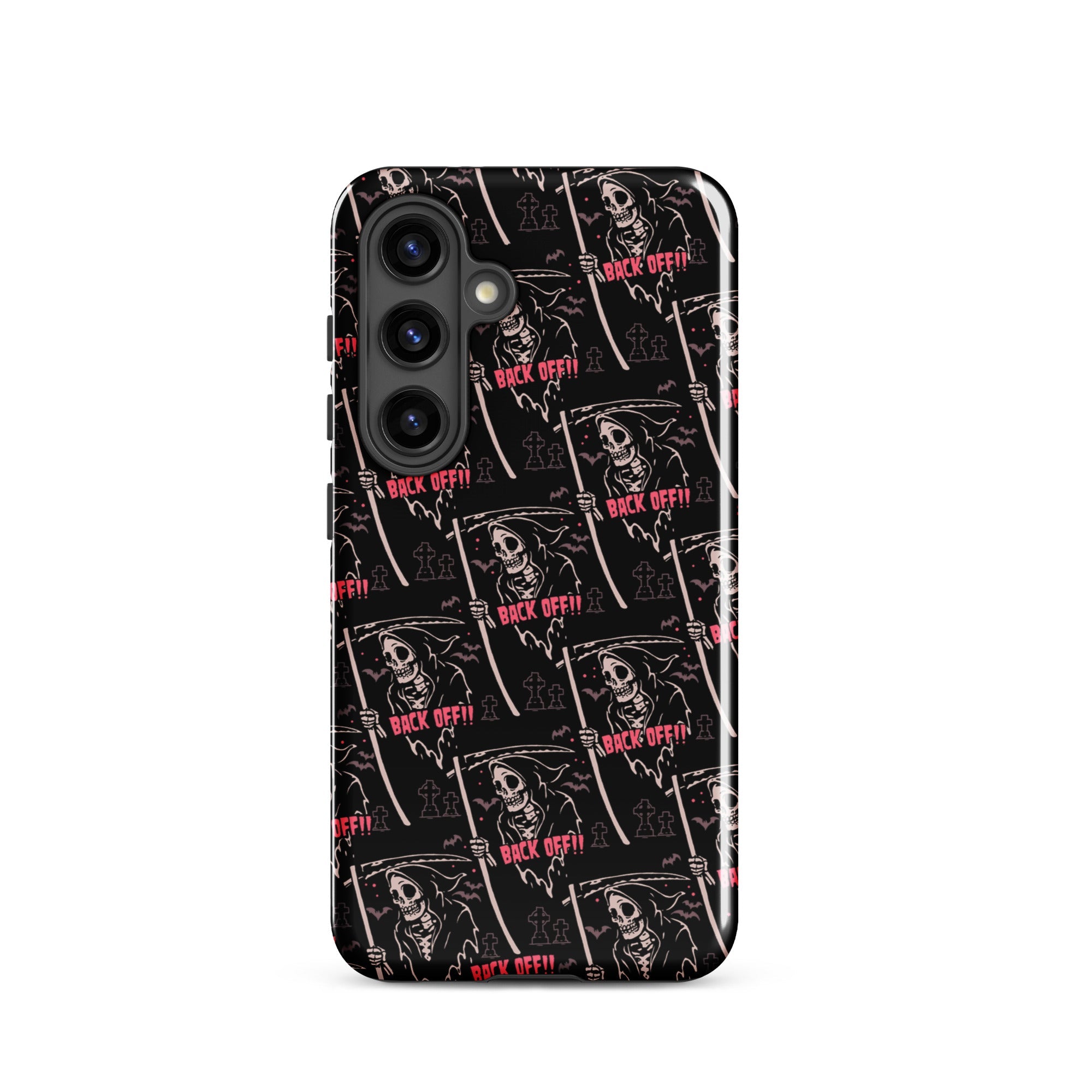Murder Apparel Grim Reaper Back Off Samsung Case