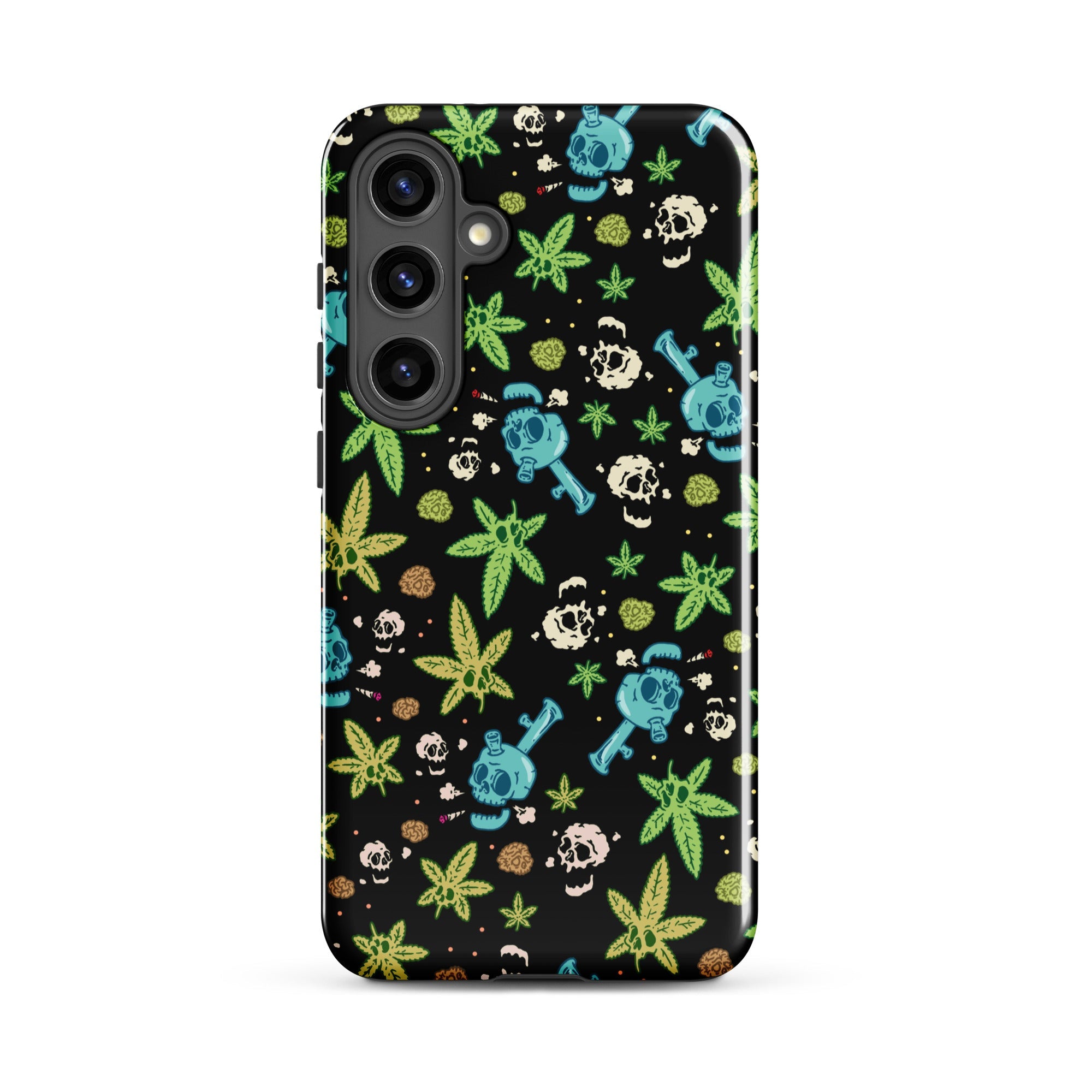 Murder Apparel Weed And Skulls Samsung Case