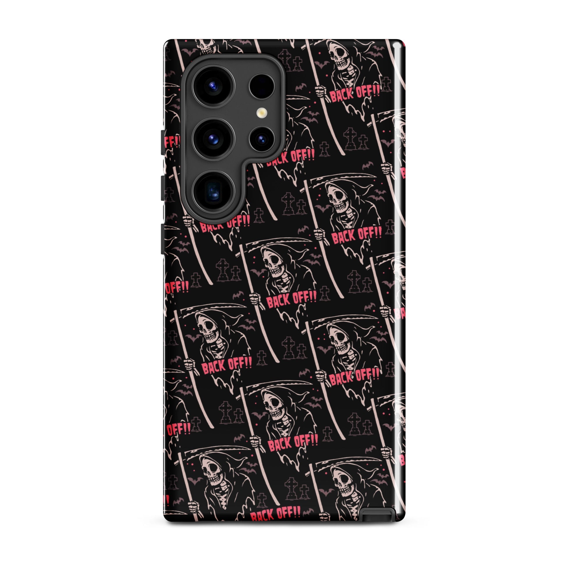 Murder Apparel Grim Reaper Back Off Samsung Case
