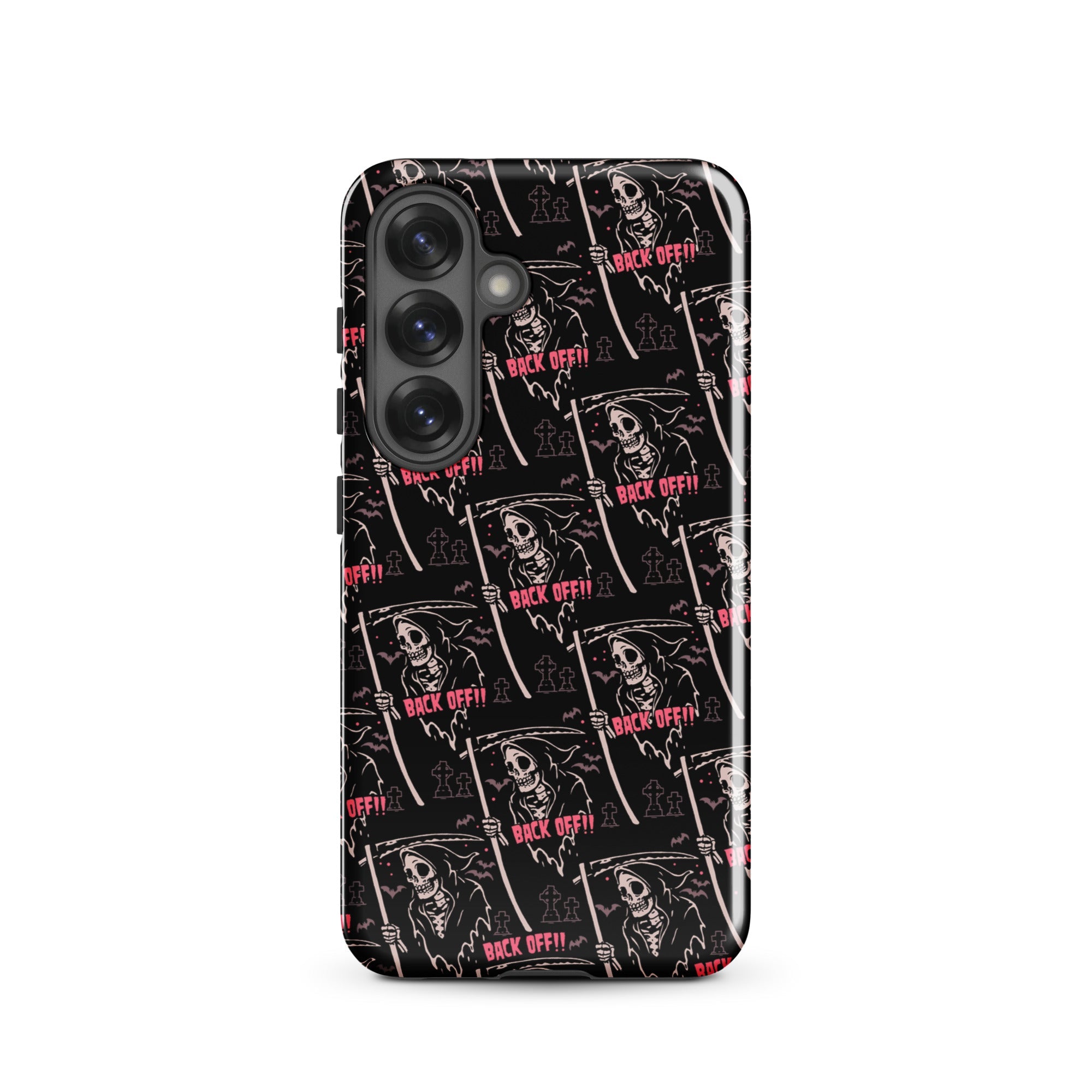 Murder Apparel Grim Reaper Back Off Samsung Case