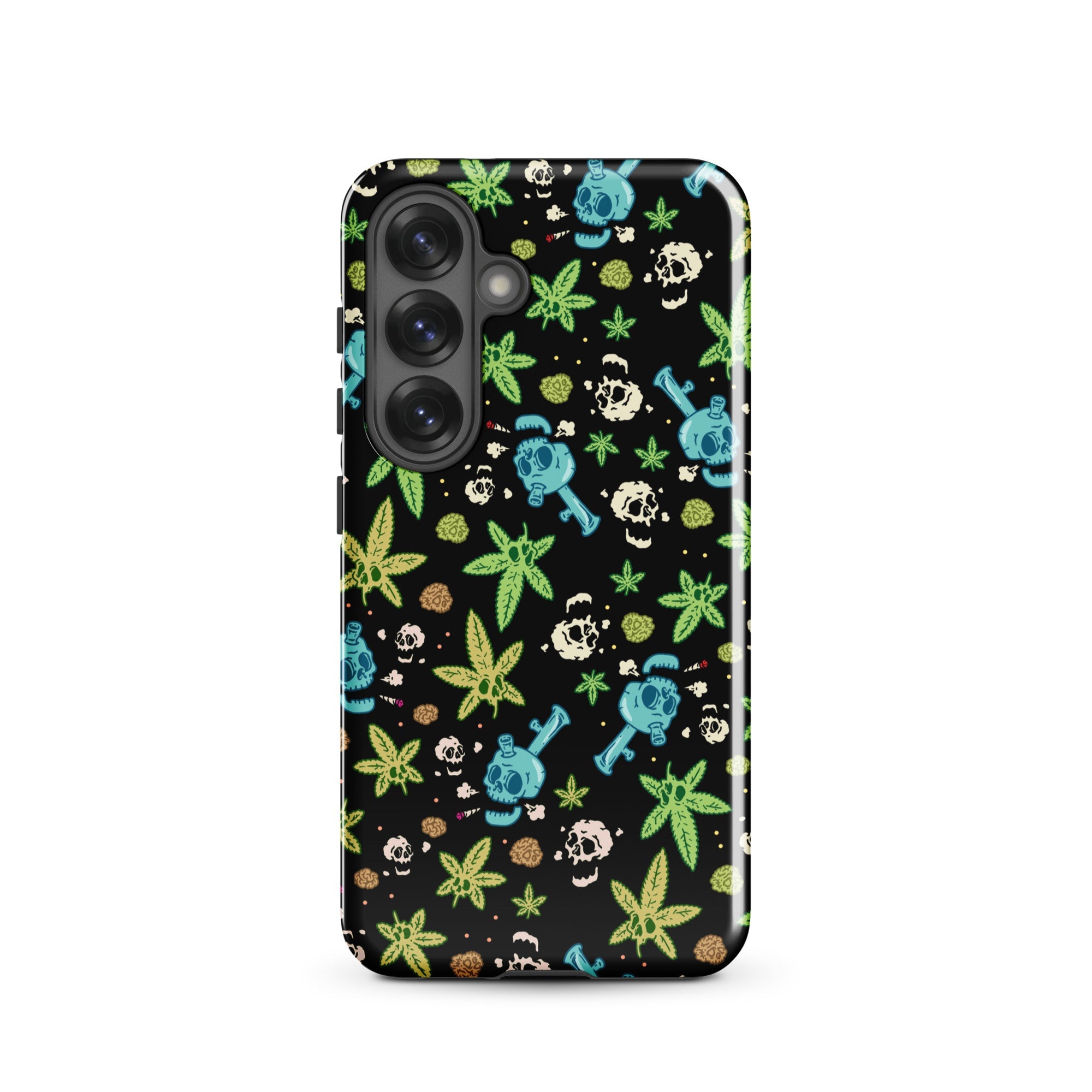 Murder Apparel Weed And Skulls Samsung Case