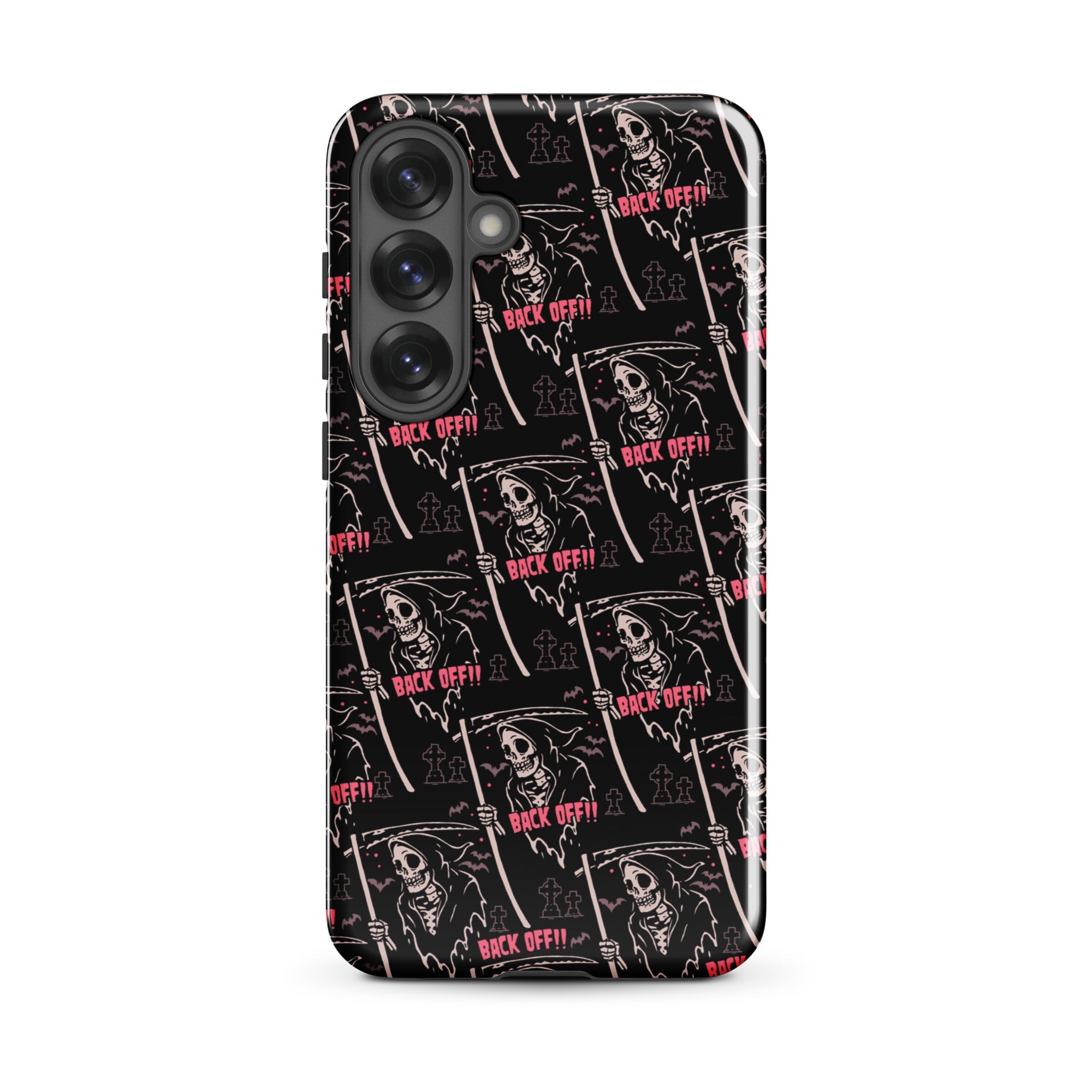 Murder Apparel Grim Reaper Back Off Samsung Case