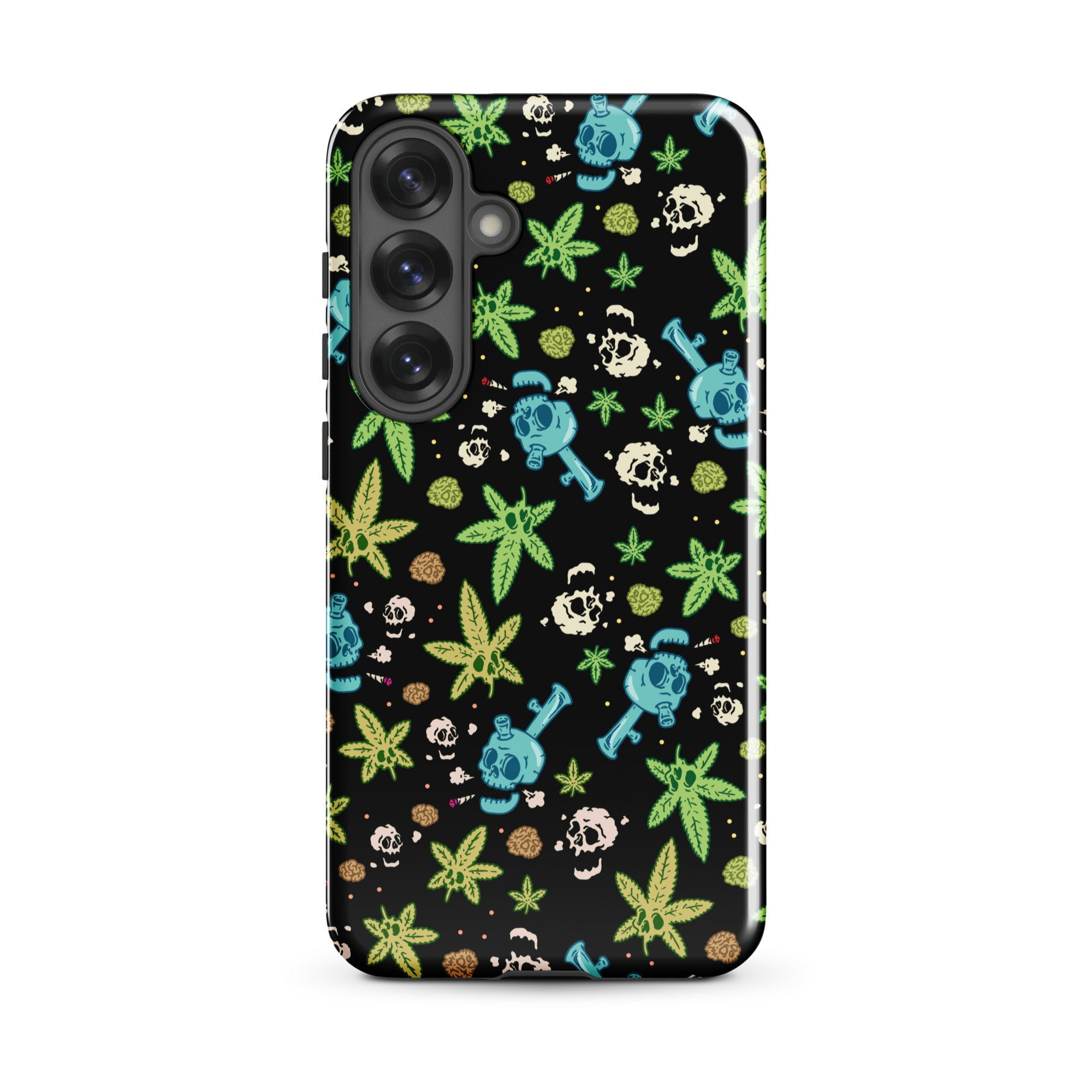 Murder Apparel Weed And Skulls Samsung Case