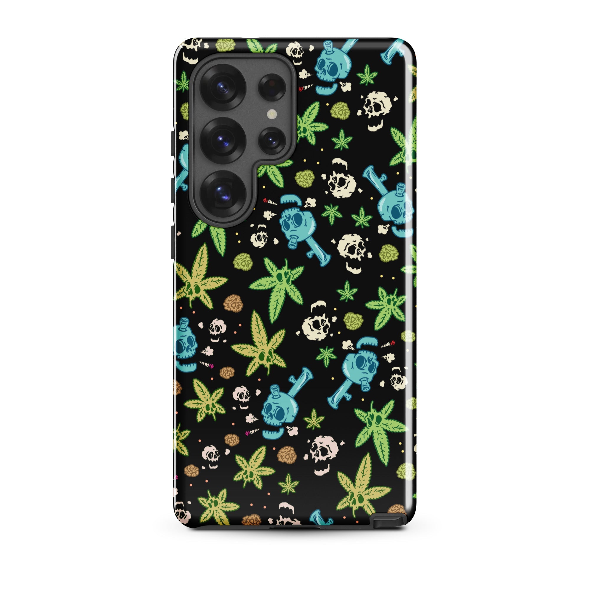 Murder Apparel Weed And Skulls Samsung Case