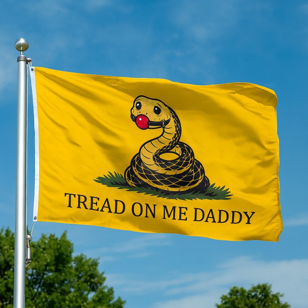 Original Underground Tread On Me Daddy Flag