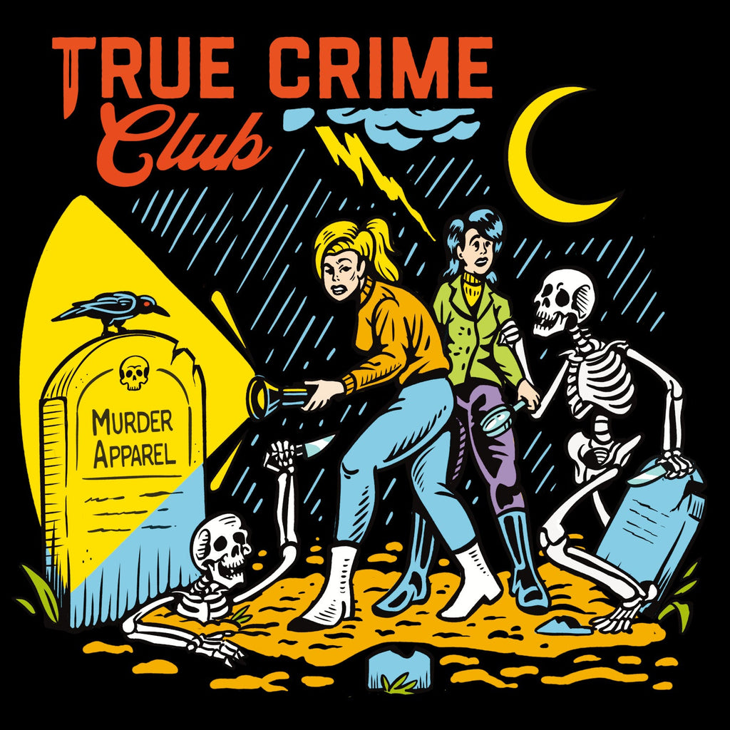 Murder Apparel True Crime Club Retro T-shirt