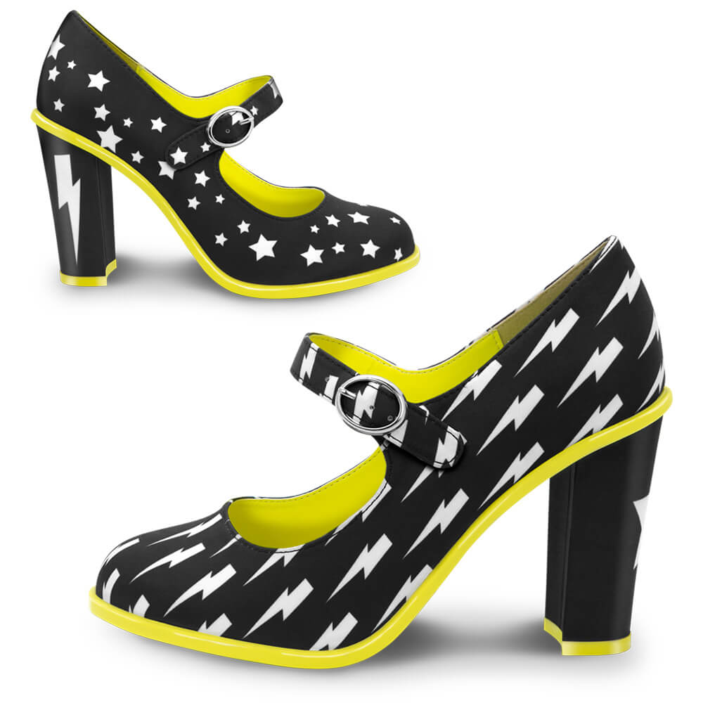 Hot Chocolate Design Chocolaticas® High Heels Storm Stars Mary Jane Pump