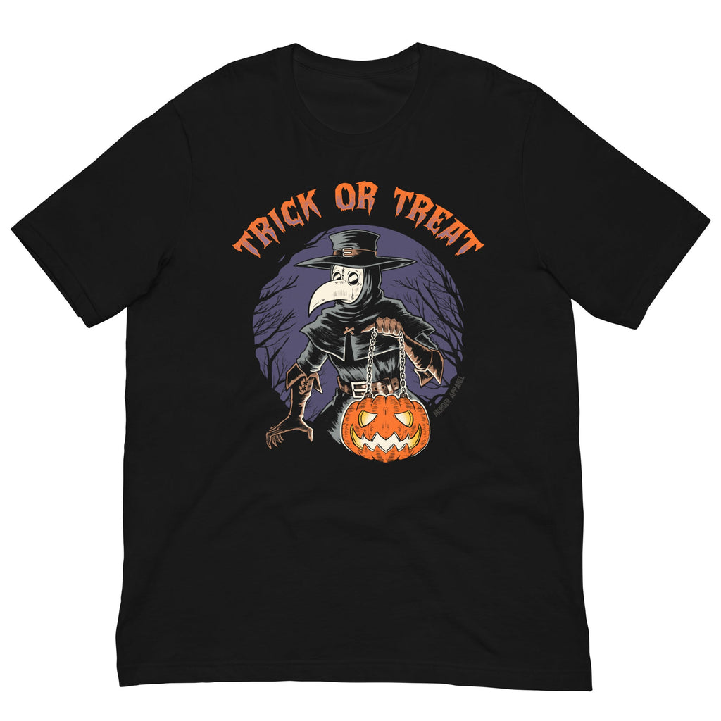 Murder Apparel Trick Or Treat Plague Doctor T-shirt