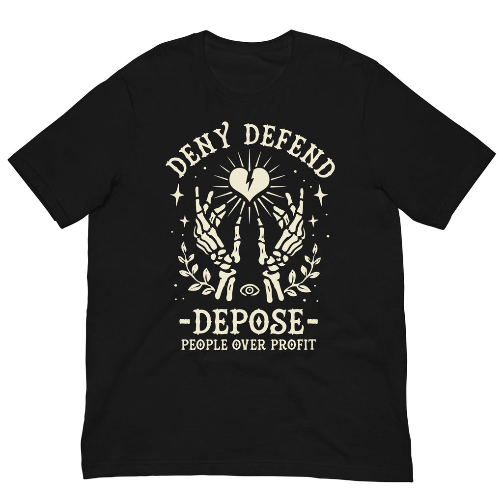 Murder Apparel Deny Defend Depose T-shirt