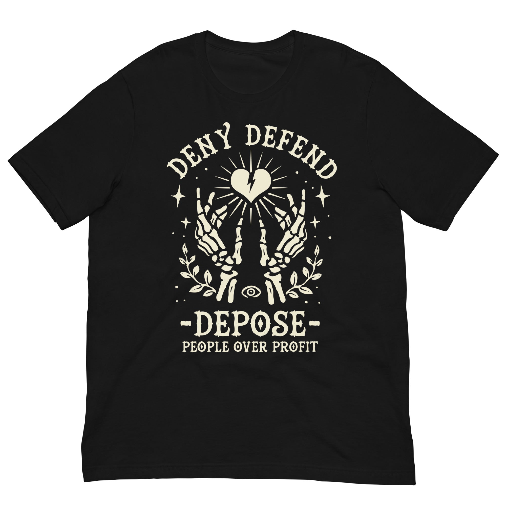 Murder Apparel Deny Defend Depose T-shirt