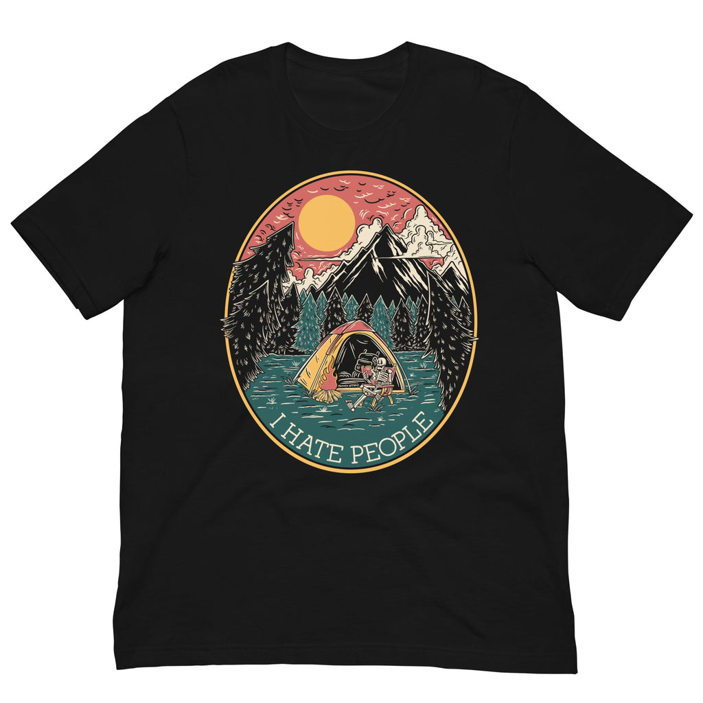 Murder Apparel I Hate People Camping T-shirt