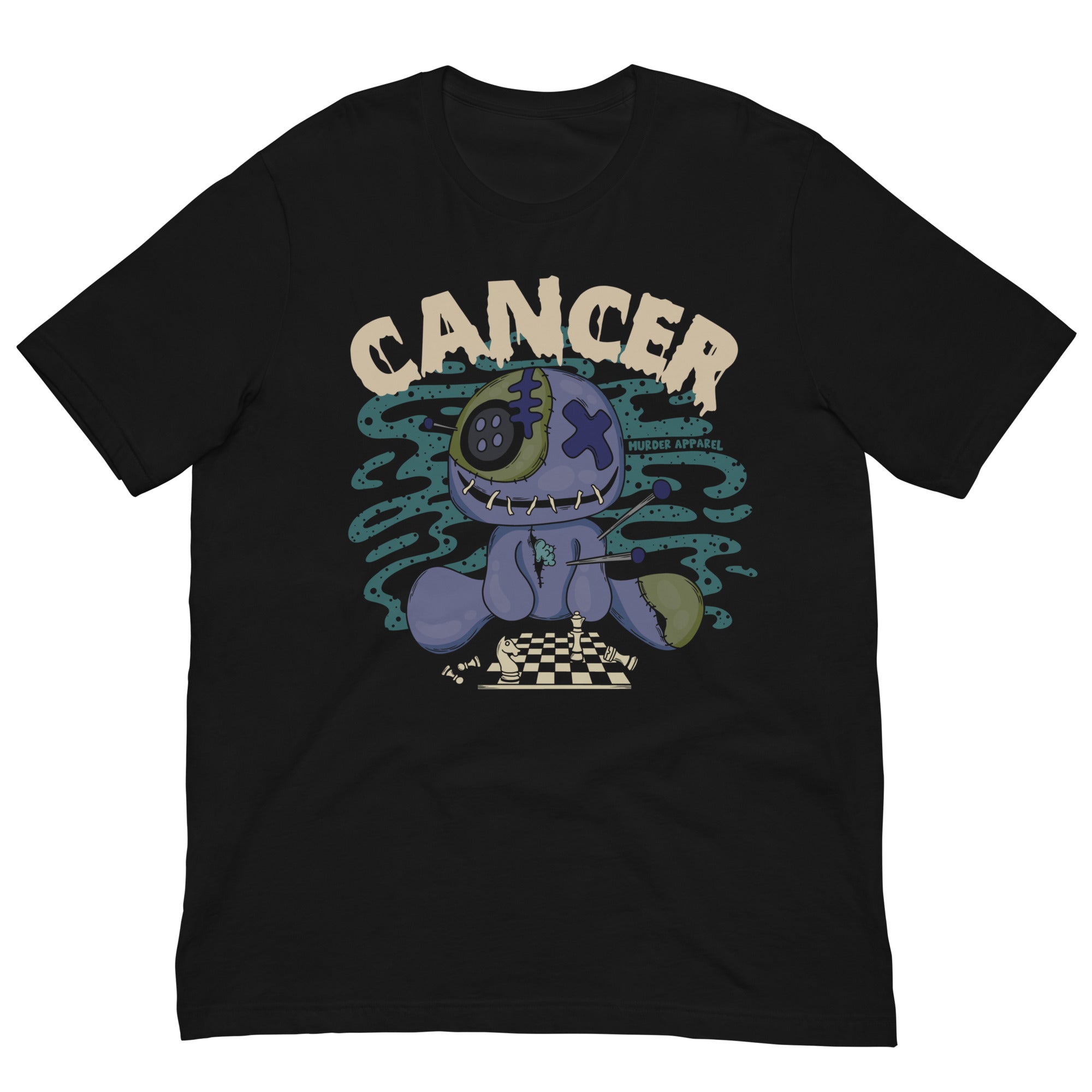 Murder Apparel Cancer Voodoo Doll T-shirt