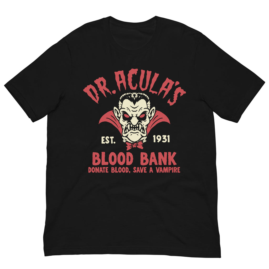 Murder Apparel Dr. Acula's Blood Bank T-shirt