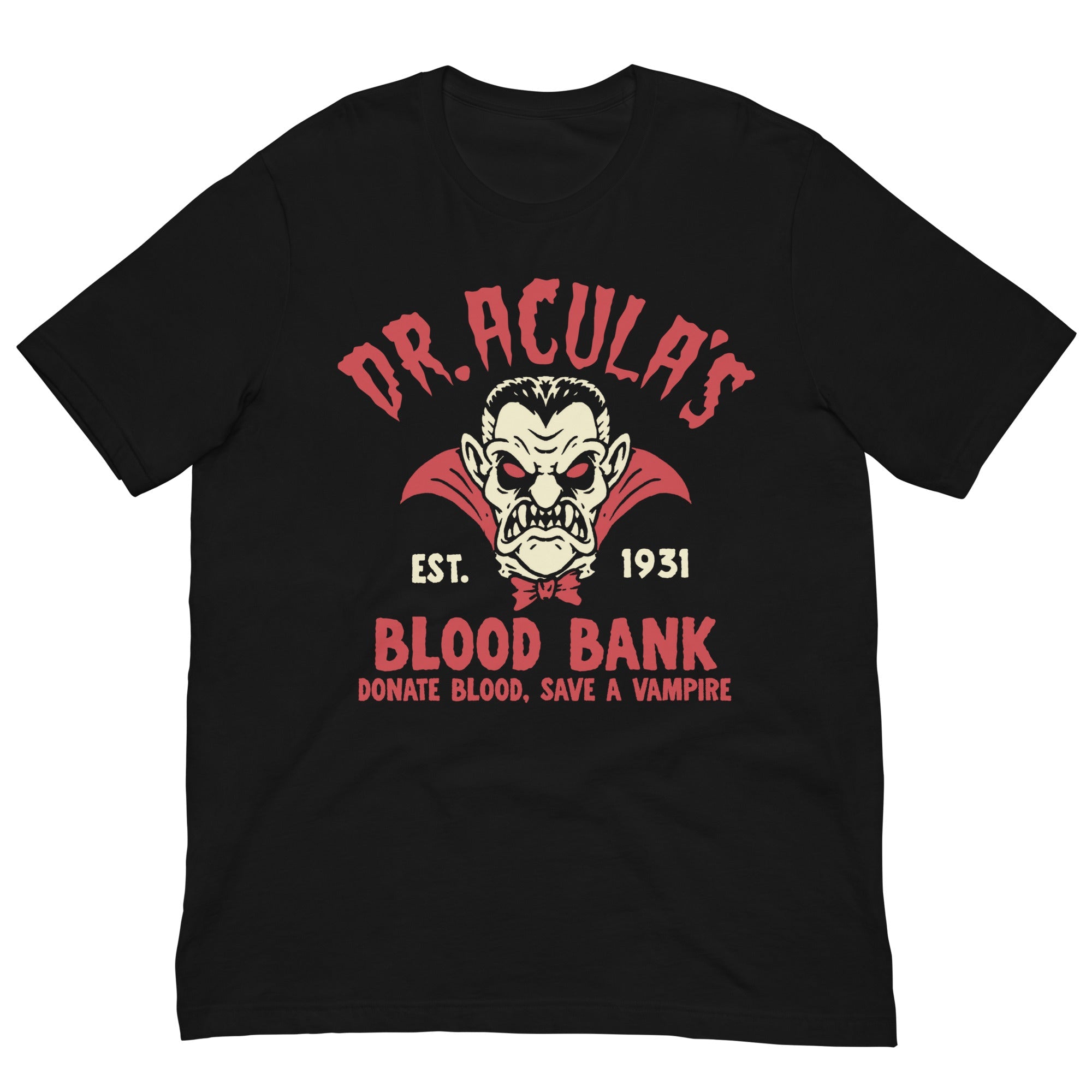 Murder Apparel Dr. Acula's Blood Bank T-shirt