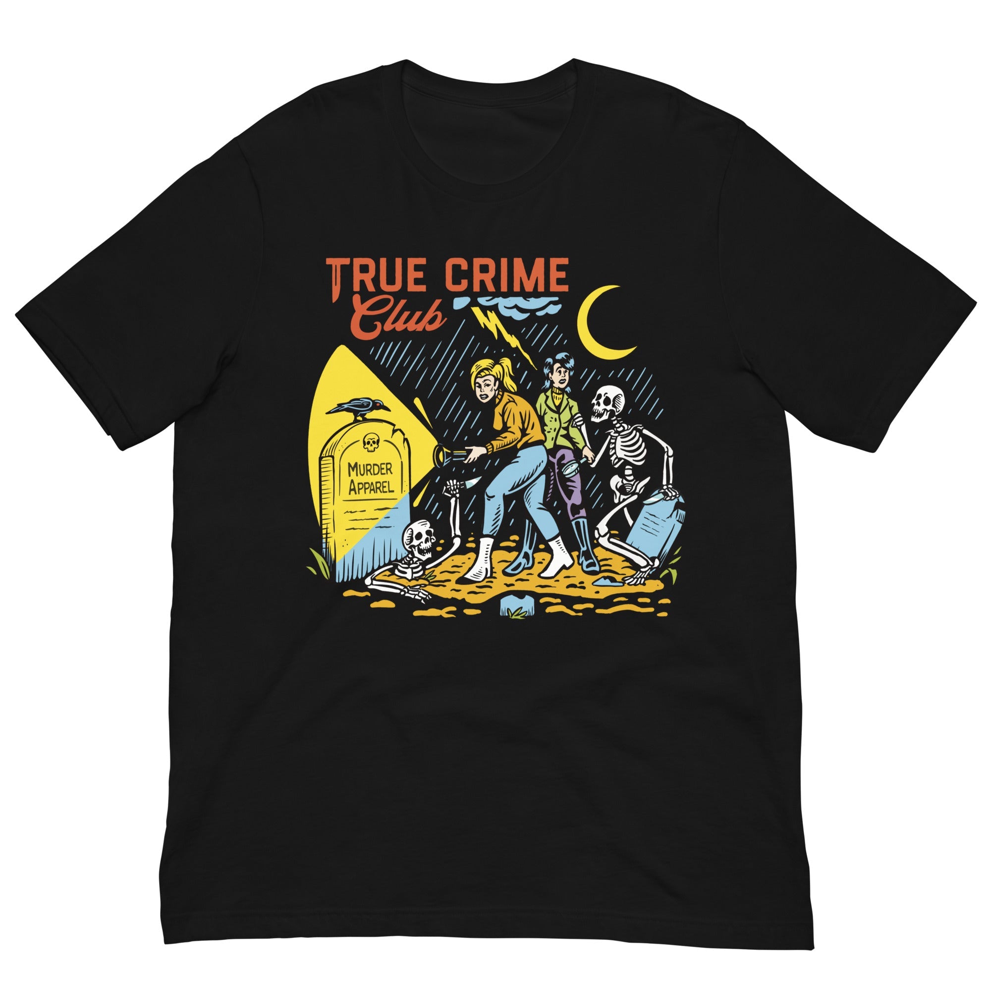 Murder Apparel True Crime Club Retro T-shirt