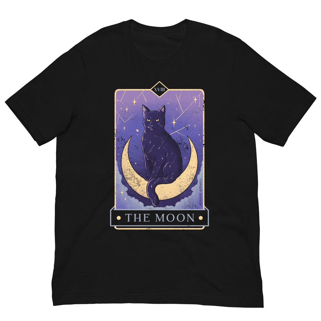 Murder Apparel The Moon Tarot Cat T-shirt