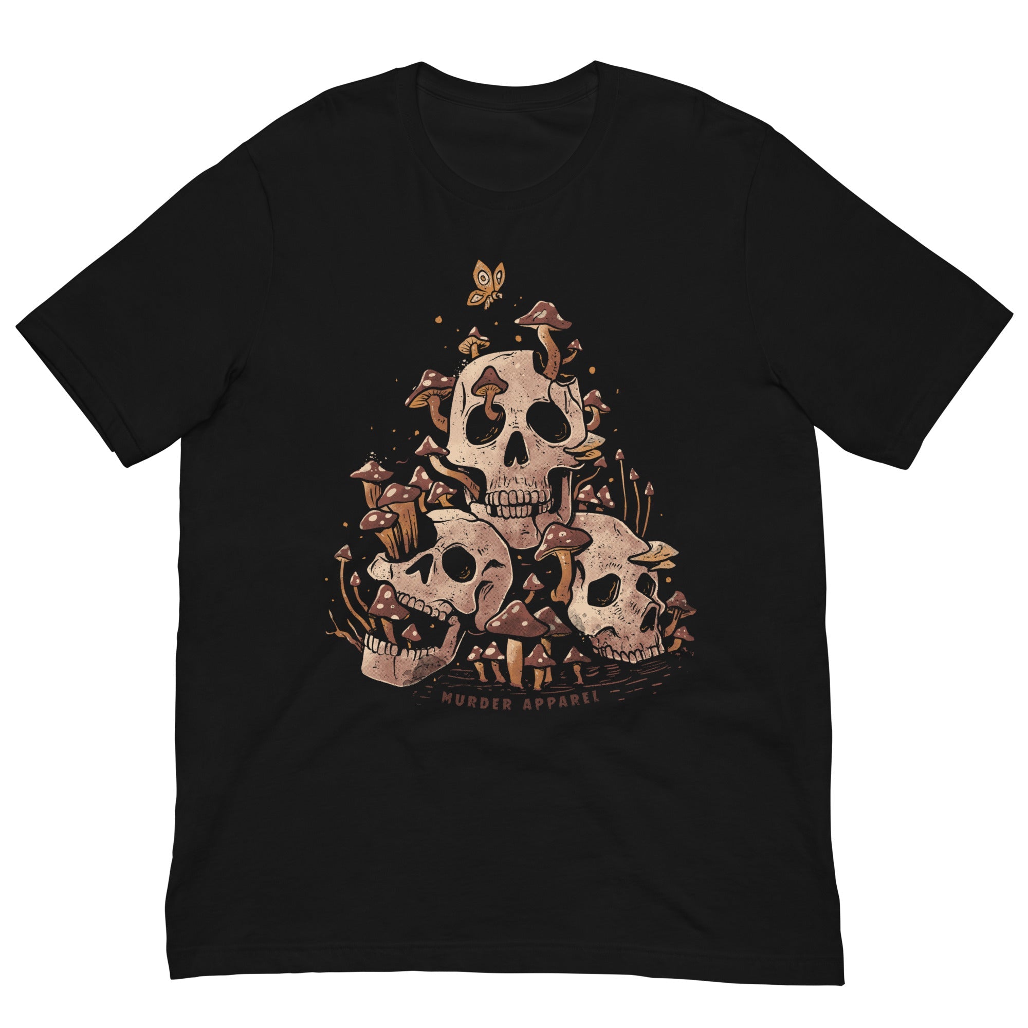 Murder Apparel Skulls And Fungi T-shirt