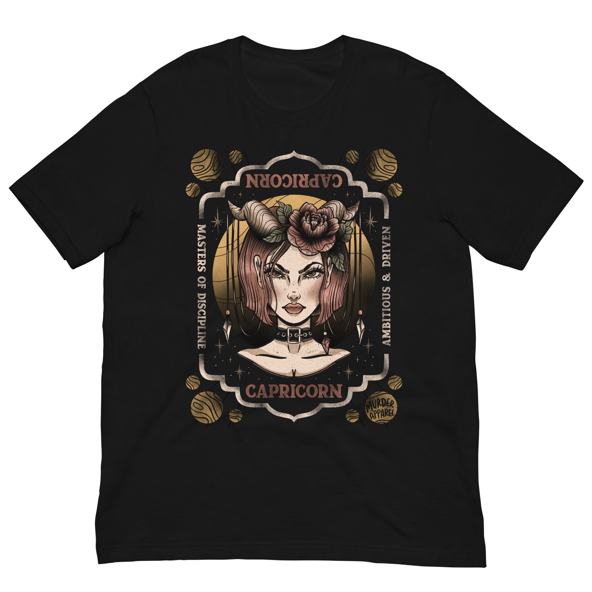 Murder Apparel Capricorn Zodiac T-Shirt