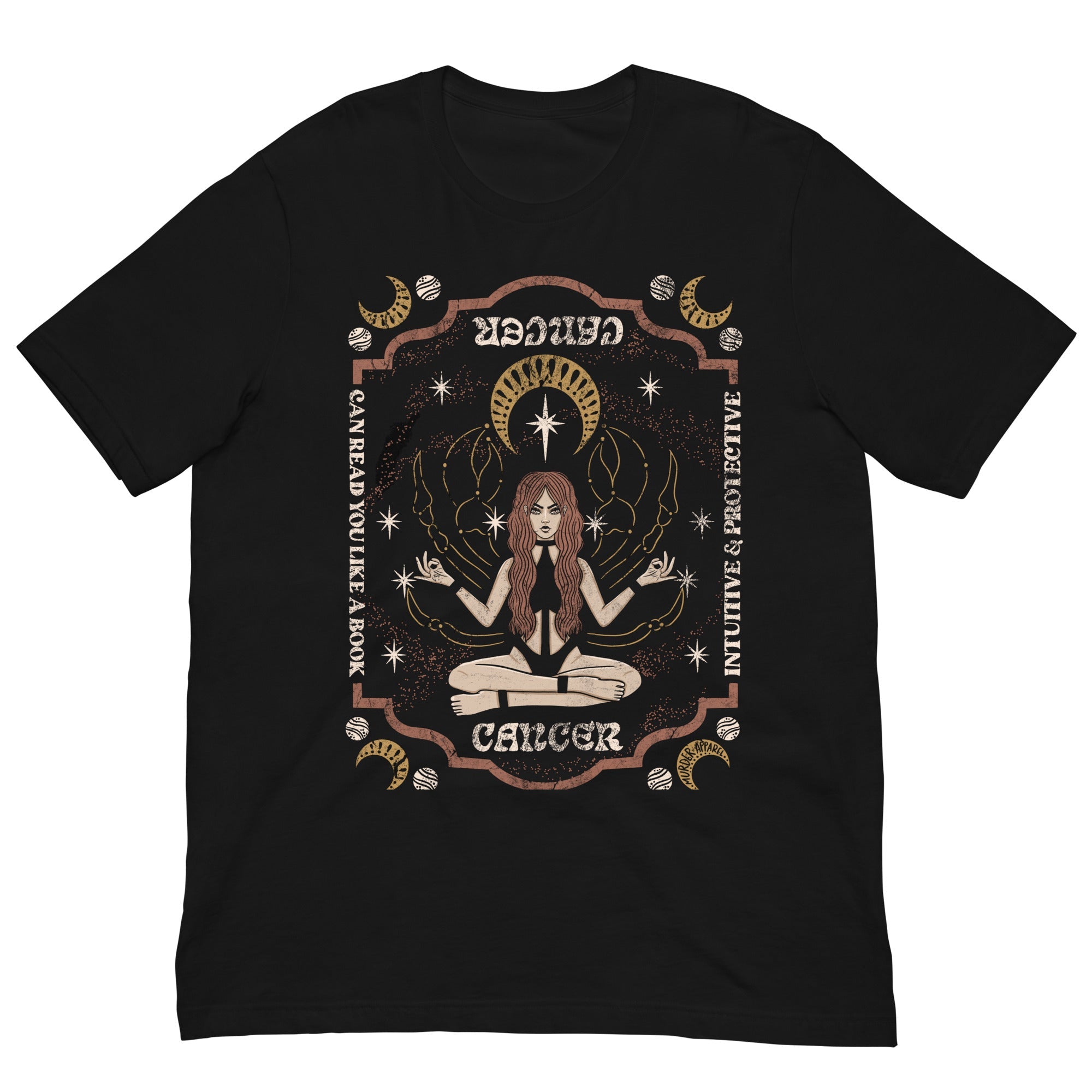 Murder Apparel Cancer Zodiac T-Shirt