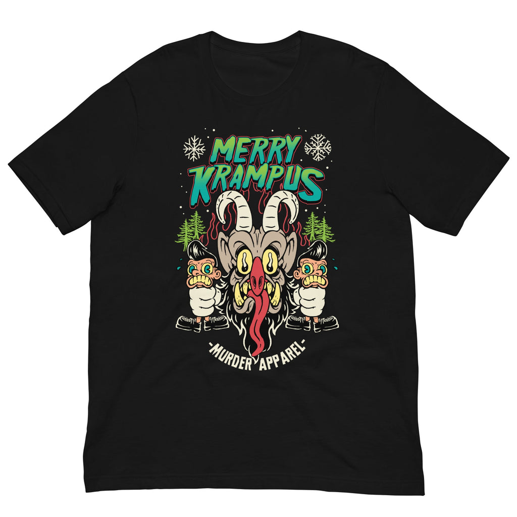 Murder Apparel Merry Krampus Retro Neon T-Shirt