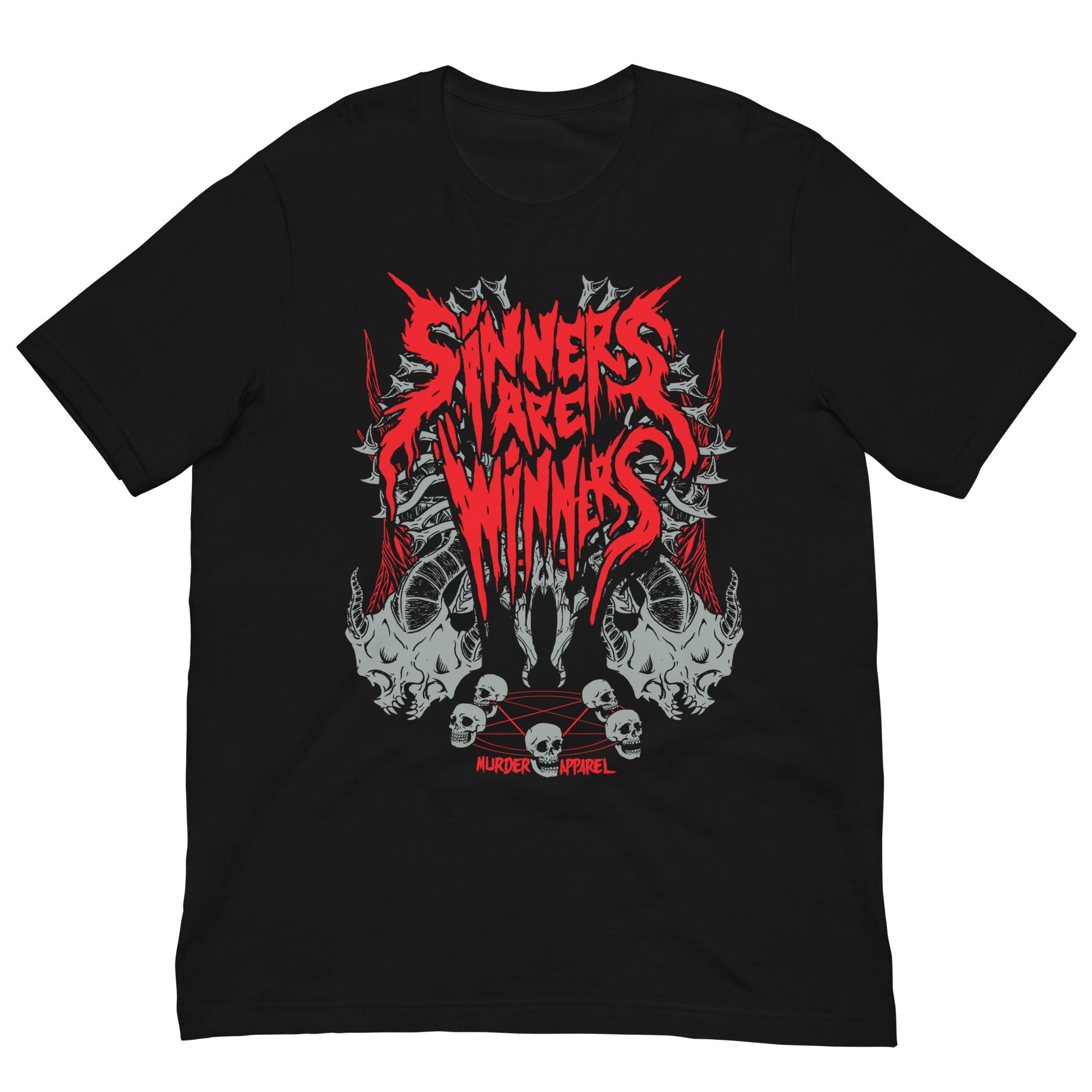 Murder Apparel Sinners Are Winners T-Shirt