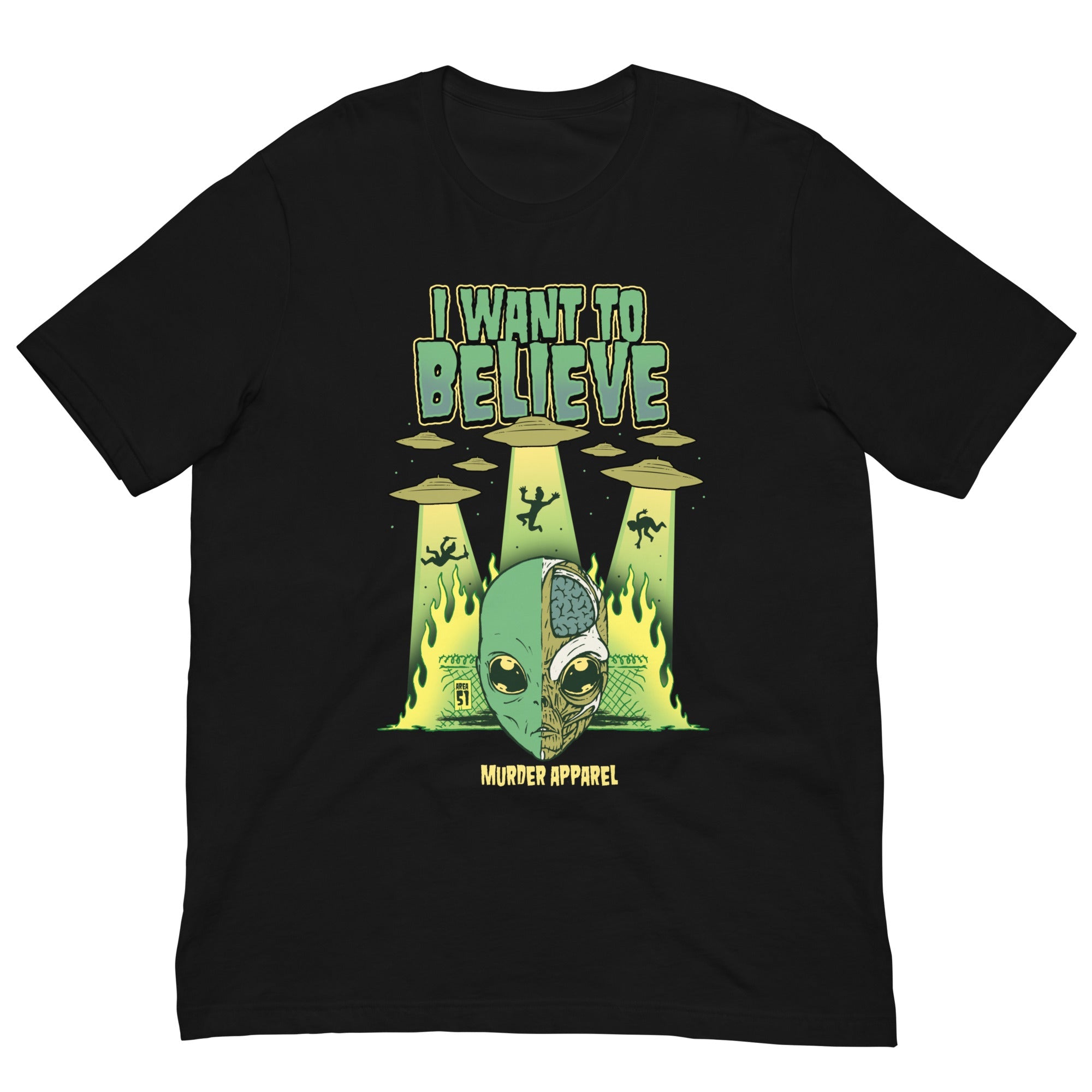 Murder Apparel I Want To Believe Alien T-Shirt