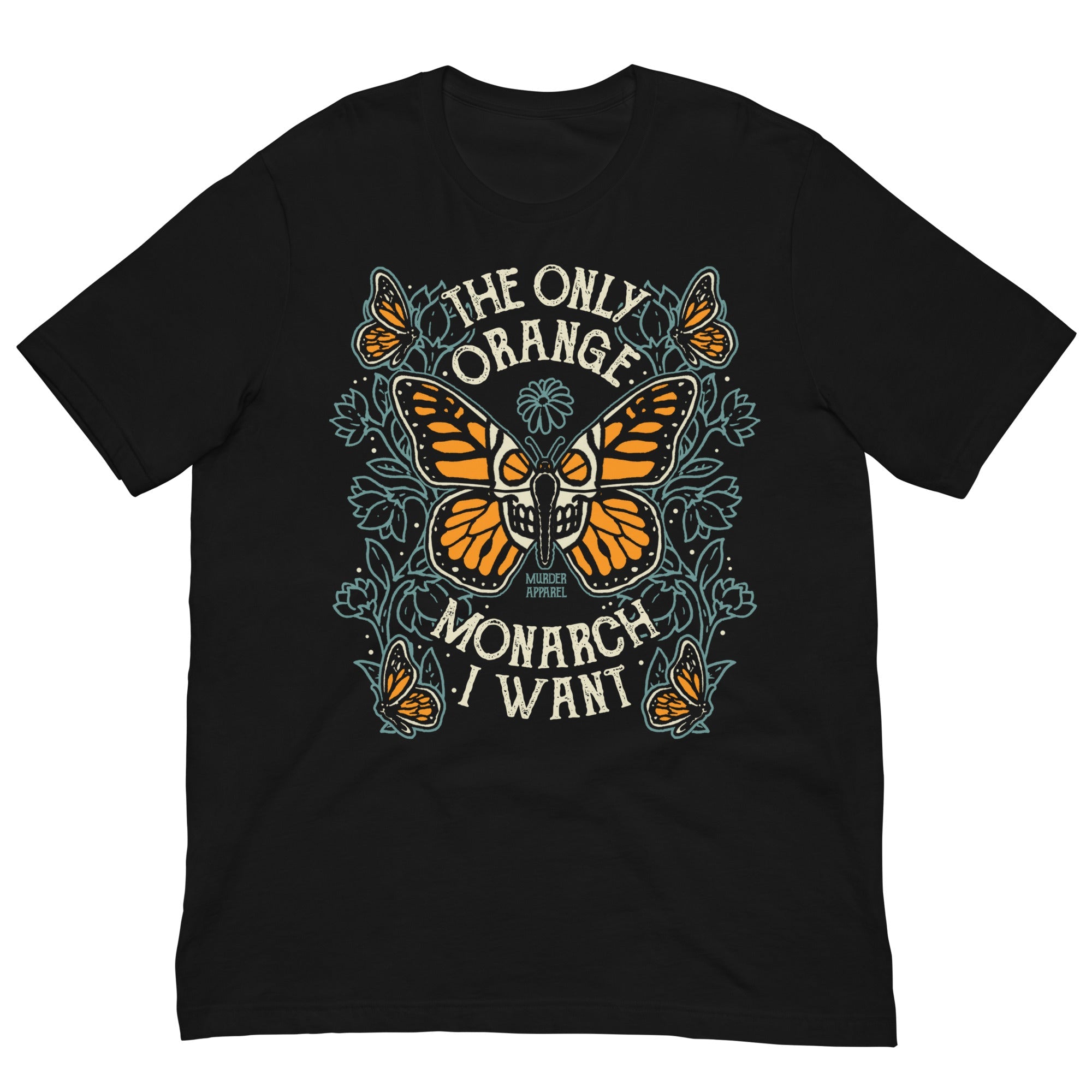 Murder Apparel Orange Monarch T-shirt