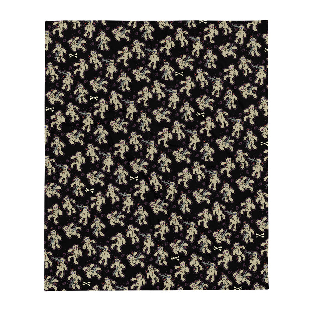 Murder Apparel Voodoo Dolls Throw Blanket