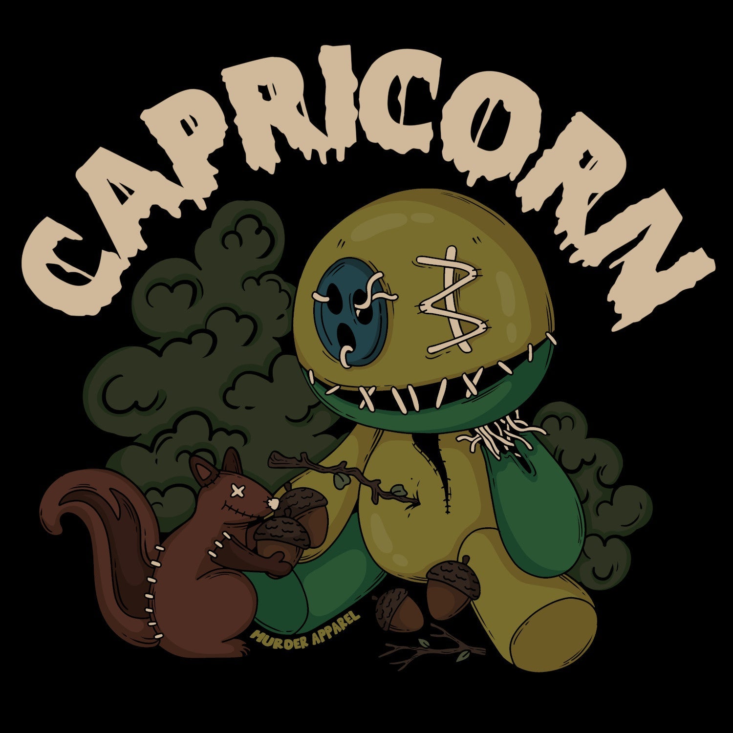Murder Apparel Capricorn Voodoo Doll T-shirt