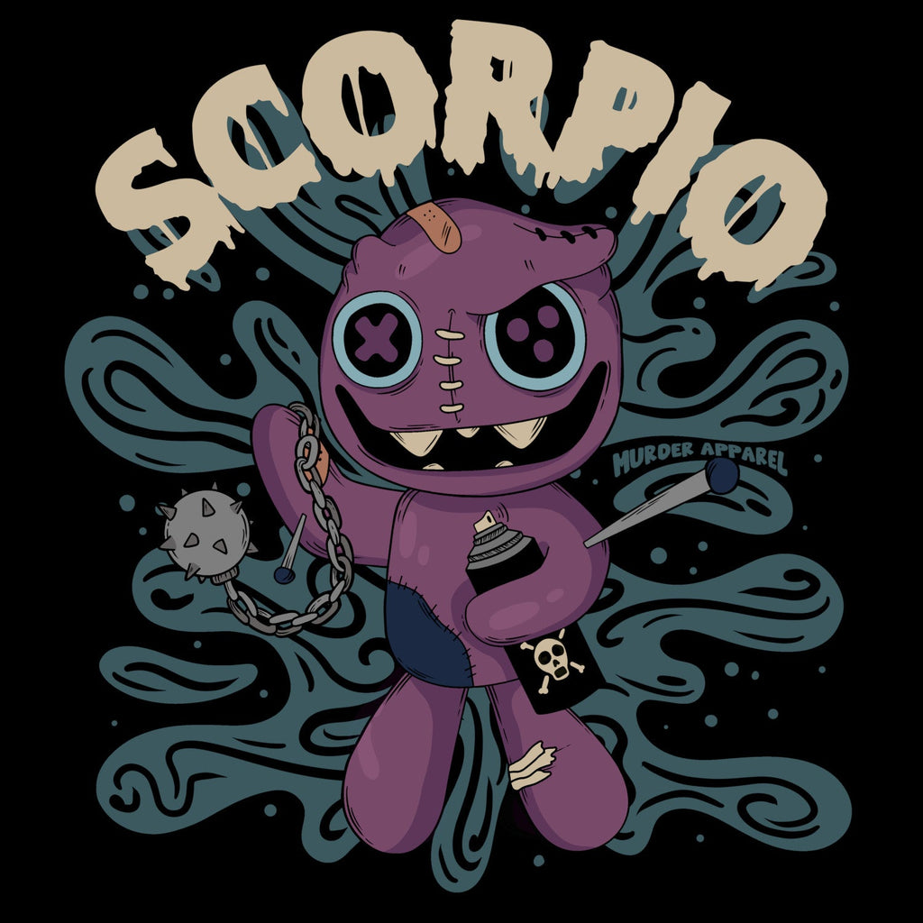 Murder Apparel Scorpio Voodoo Doll T-shirt