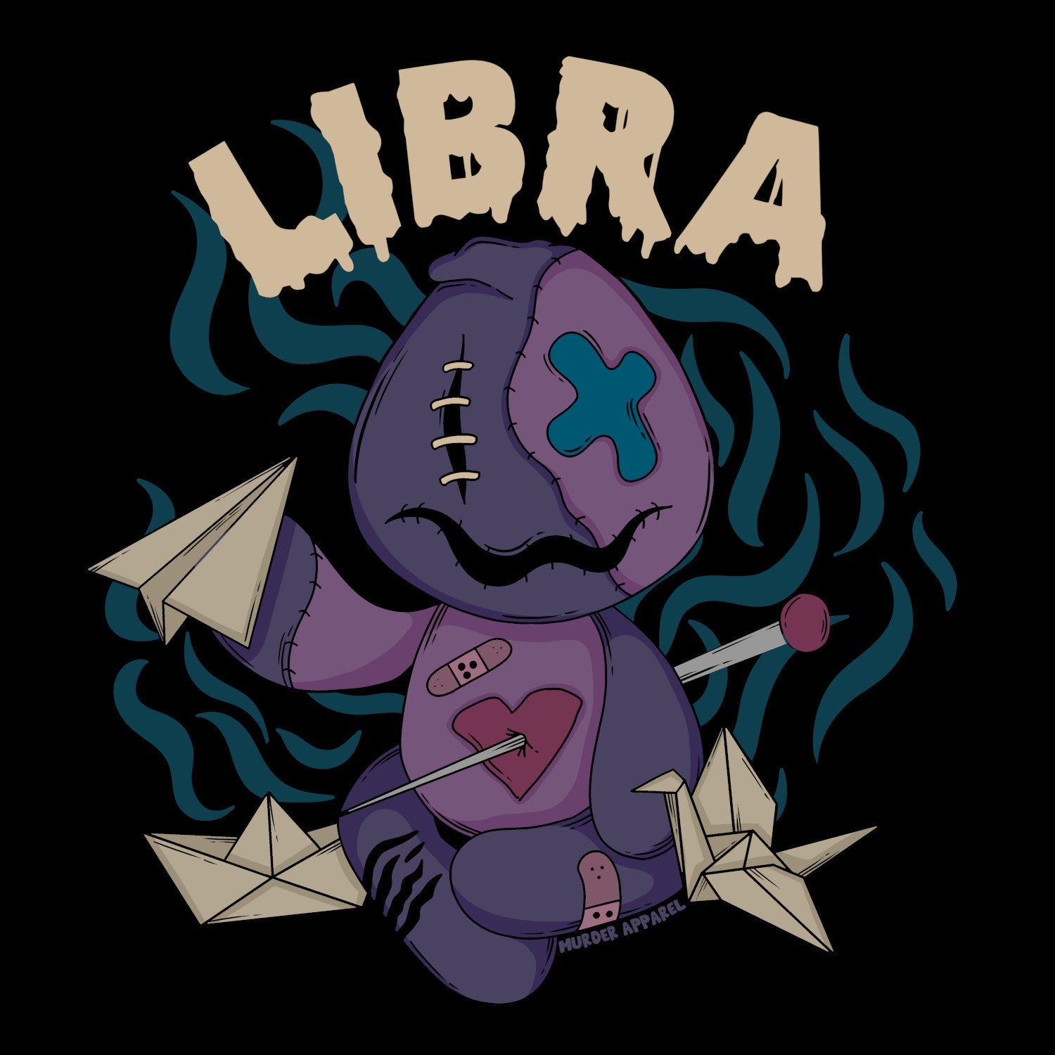Murder Apparel Libra Voodoo Doll T-shirt