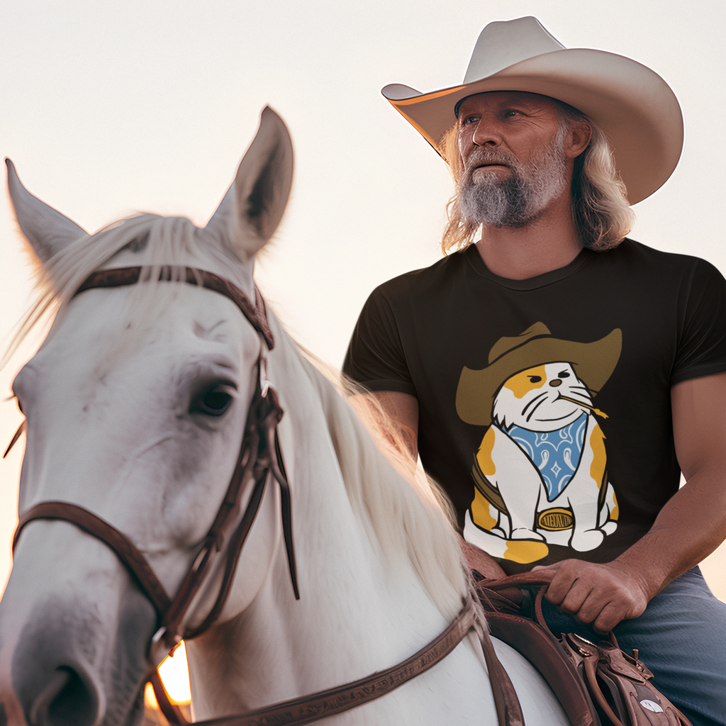 Original Underground Cowboy Cat Tee