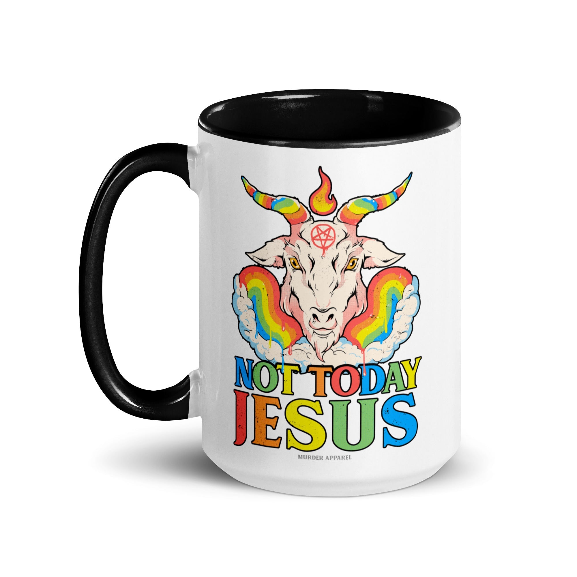 Murder Apparel Not Today Jesus Mug