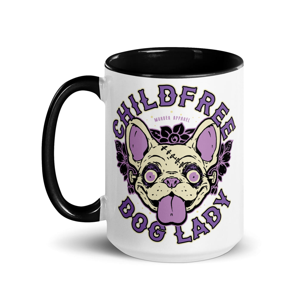 Murder Apparel Childfree Dog Lady Mug