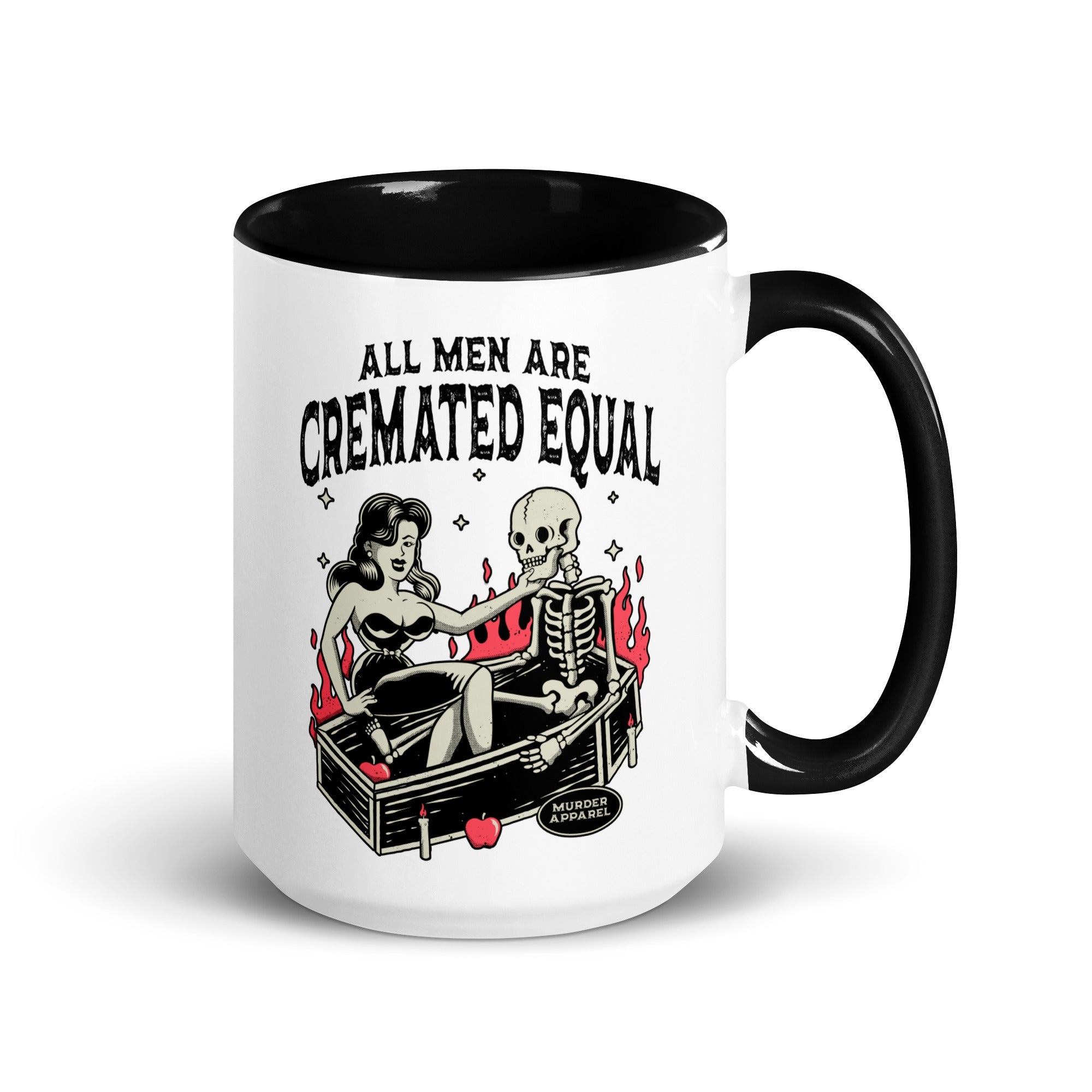 Murder Apparel All Men Are Cremated Equal Mug