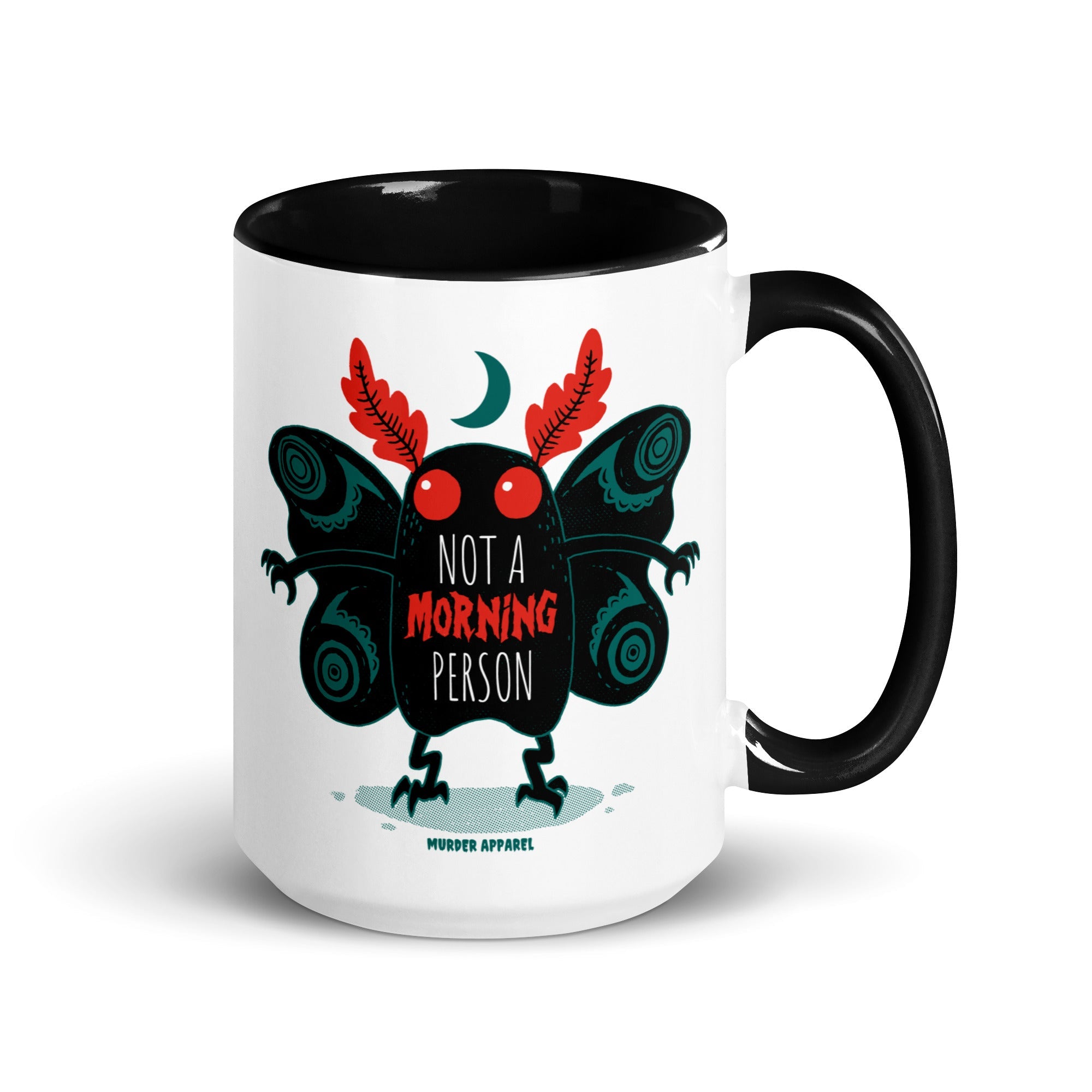 Murder Apparel Mothman Morning Person Mug