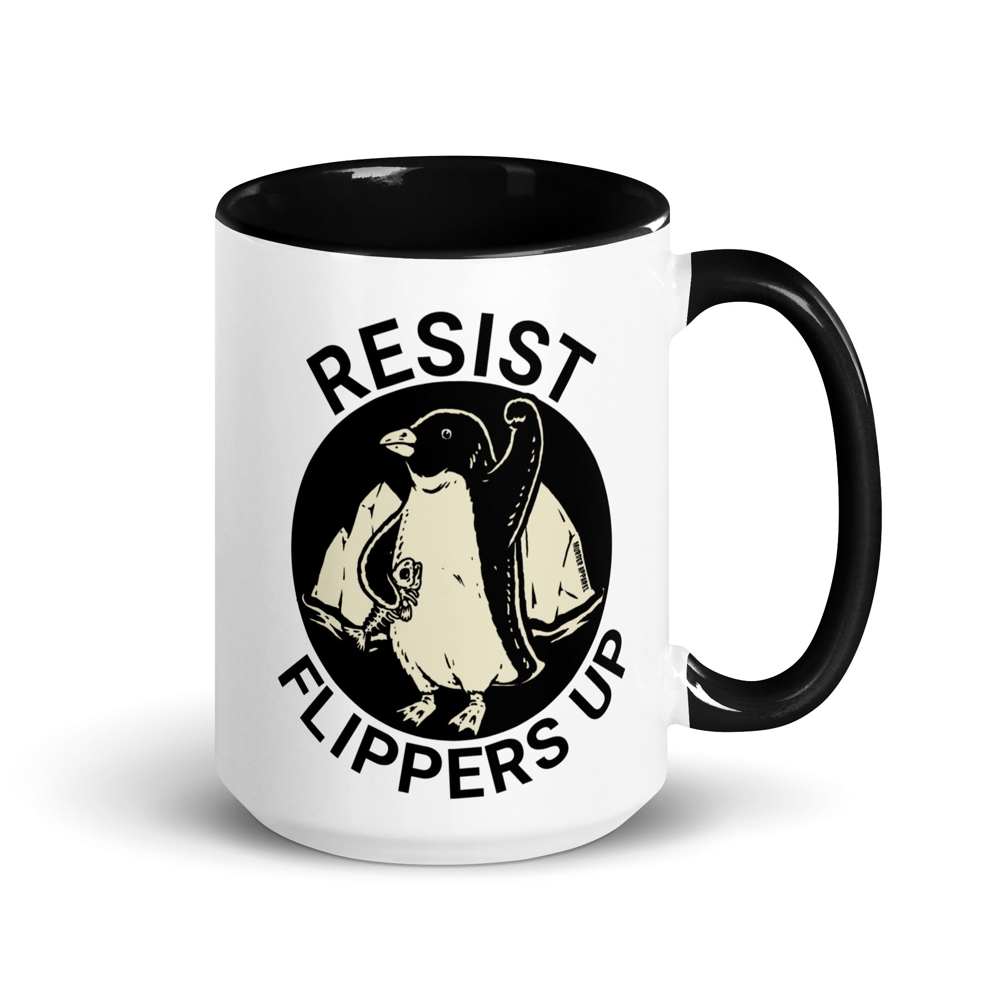 Murder Apparel Resist Penguin Mug