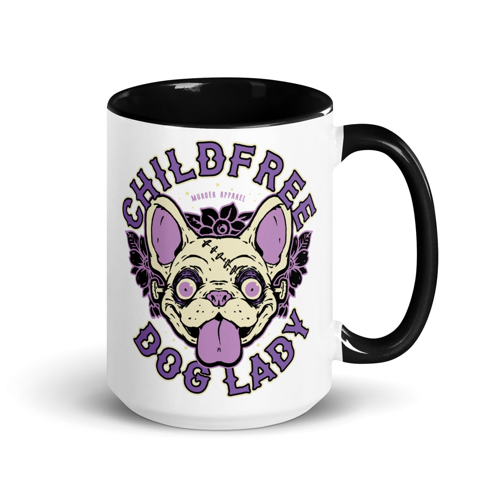 Murder Apparel Childfree Dog Lady Mug