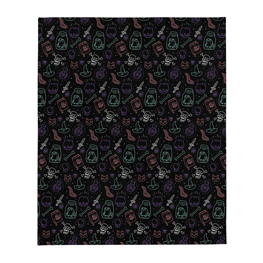 Murder Apparel Witchy Vibes Throw Blanket